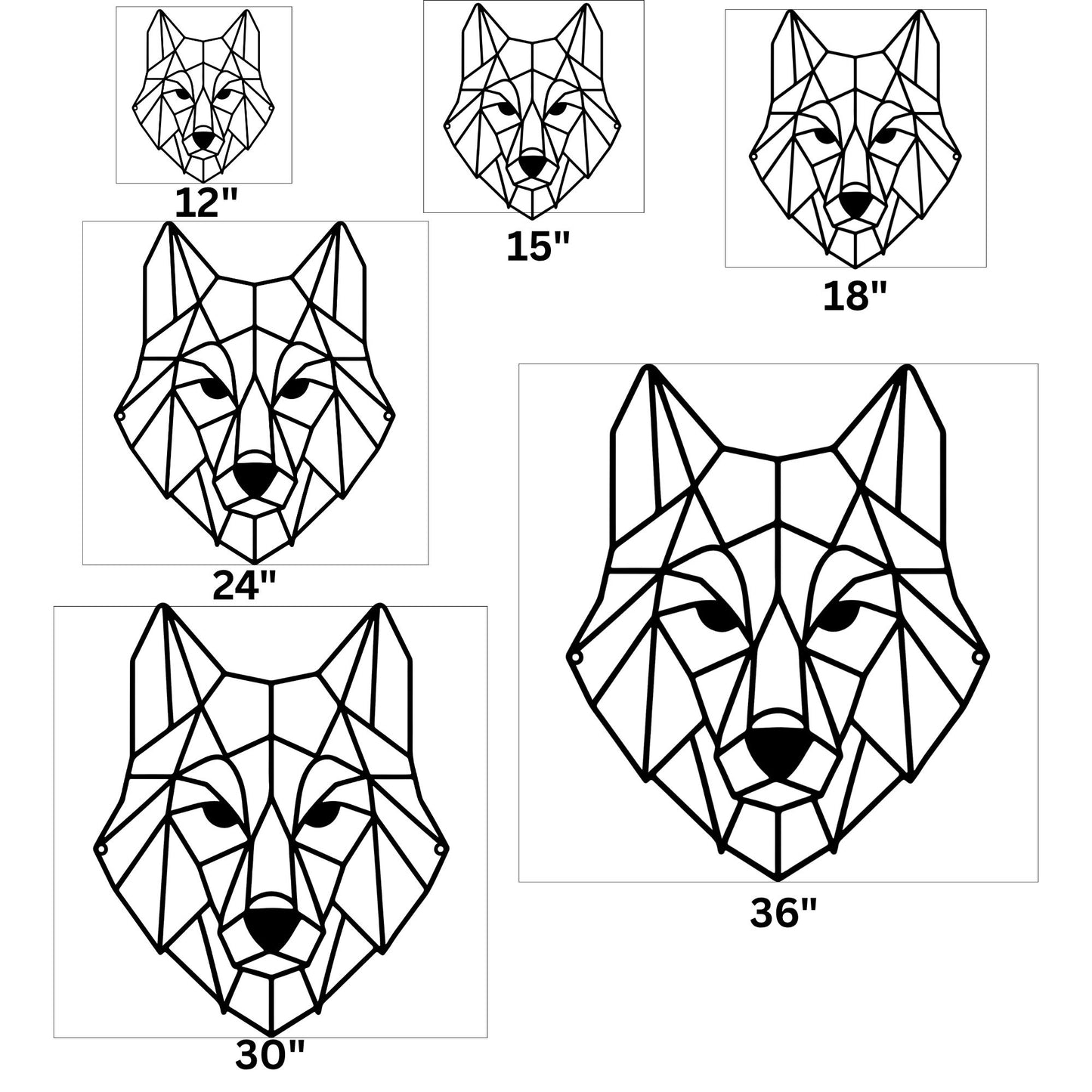 Wolf metal wall art, wolf wall decor, metal wolf art, animal wall art, wildlife home decor, rustic cabin decor, nature wall hanging