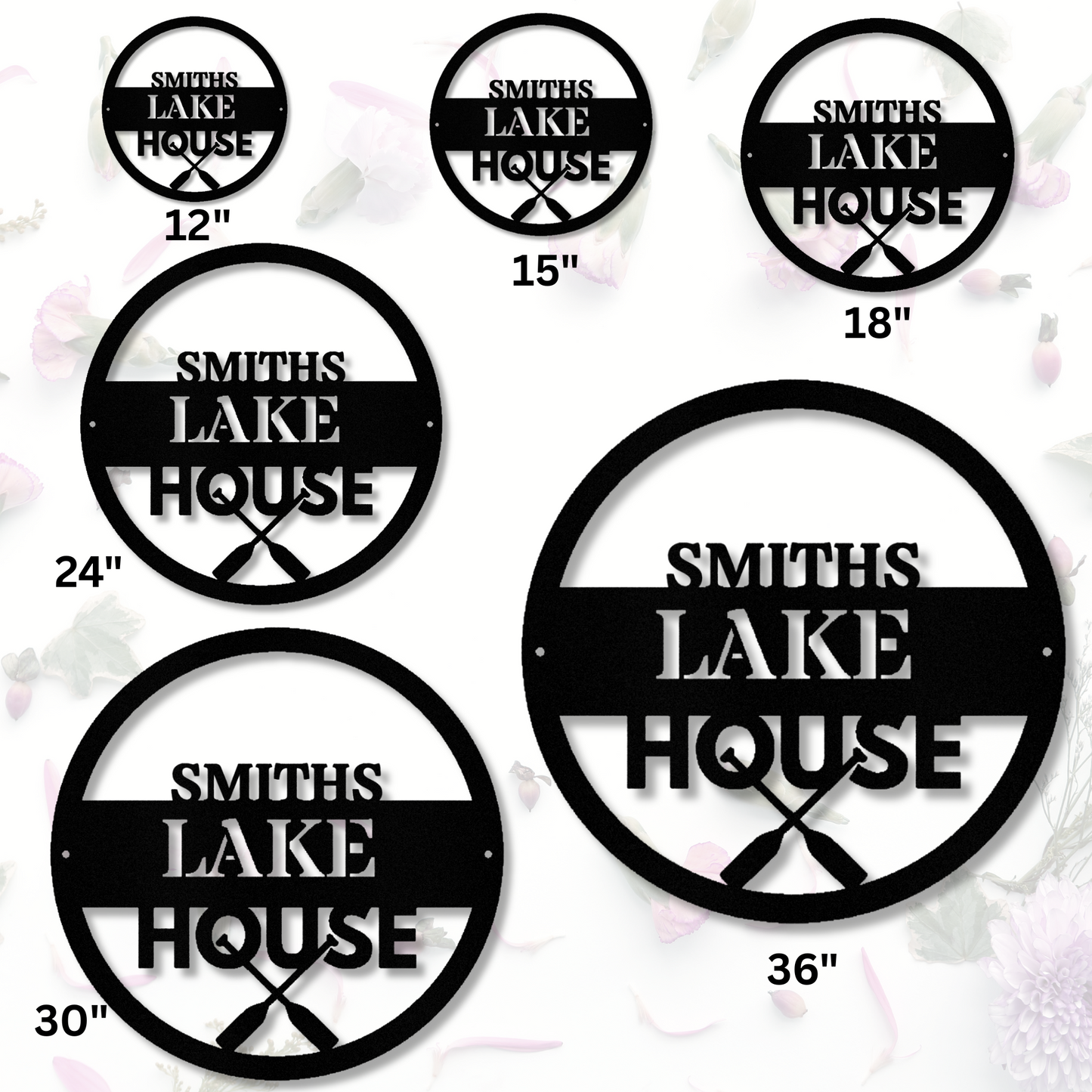 Personalized Lake House, Custom Lakehouse Metal Sign,  Lake House Decor, Personalized Metal Sign