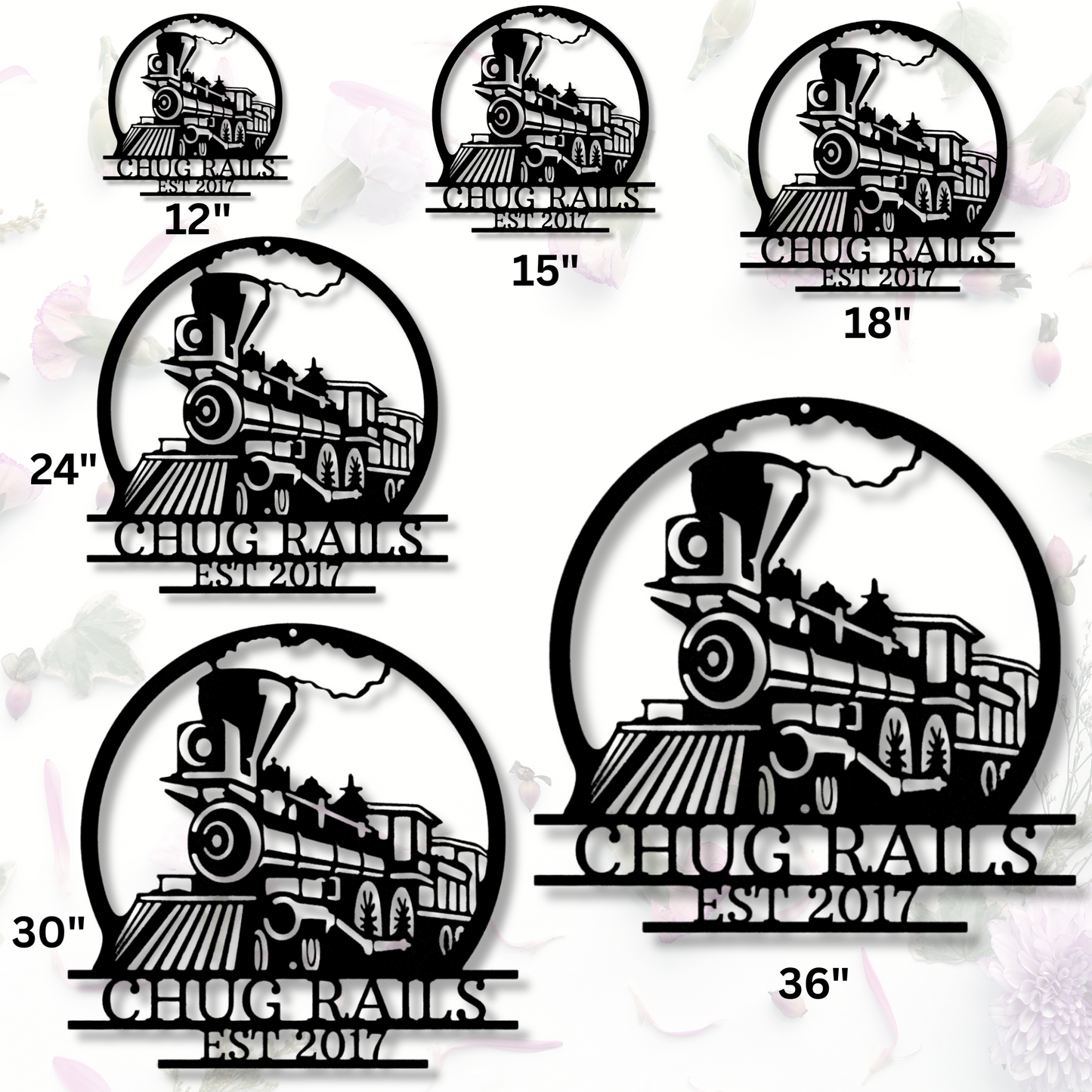 Custom Old Fashion Train Metal Sign, Personalized Old Train Monogram, Birthday Gift For Engineman, Outdoor Indoor Wall Hanging, Meaningful Gift, Christmas Gift Gift For Him, Housewarming Gift.