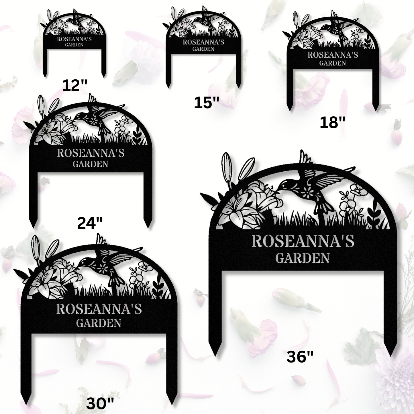 Customized Garden Stake Sign, Personalized Metal Garden Sign, Address Signage, House Address Stake, , Gardener Decor, Metal Yard Decor