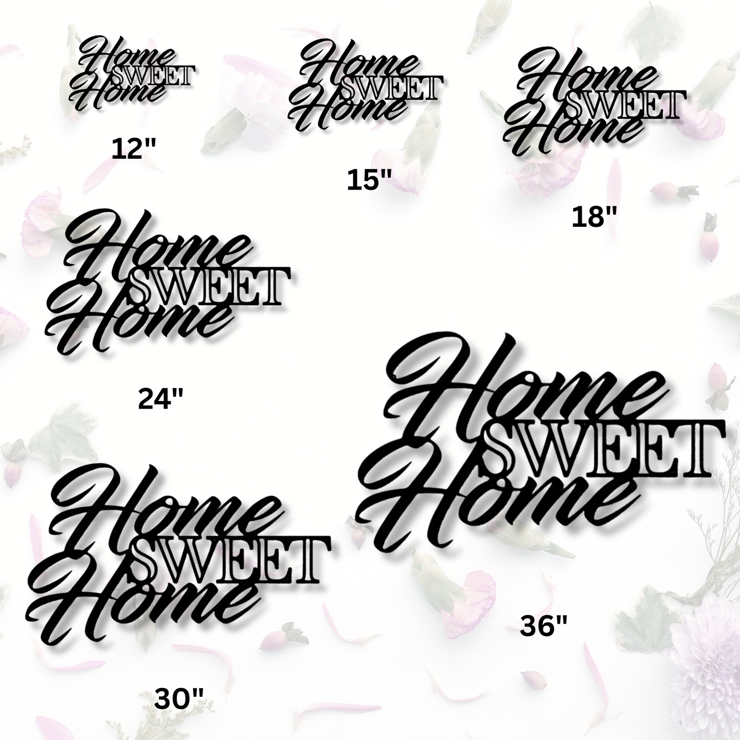 Home Sweet Home Metal Sign, Front Porch Welcome sign, New Home Gift, Housewarming Gift, Newly weds Gift, Living Room Decor, Christmas Gifts