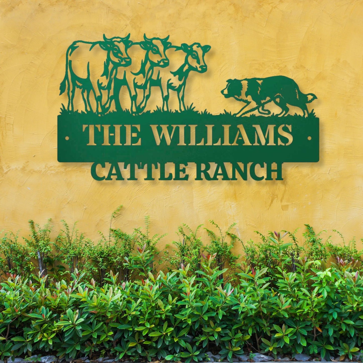 Personalized Ranch Metal Sign, Custom Family Name Cattle Sign, Farmhouse Wall Decor, Outdoor Metal Sign for Barn, Gift for Farmer, Rancher Gift