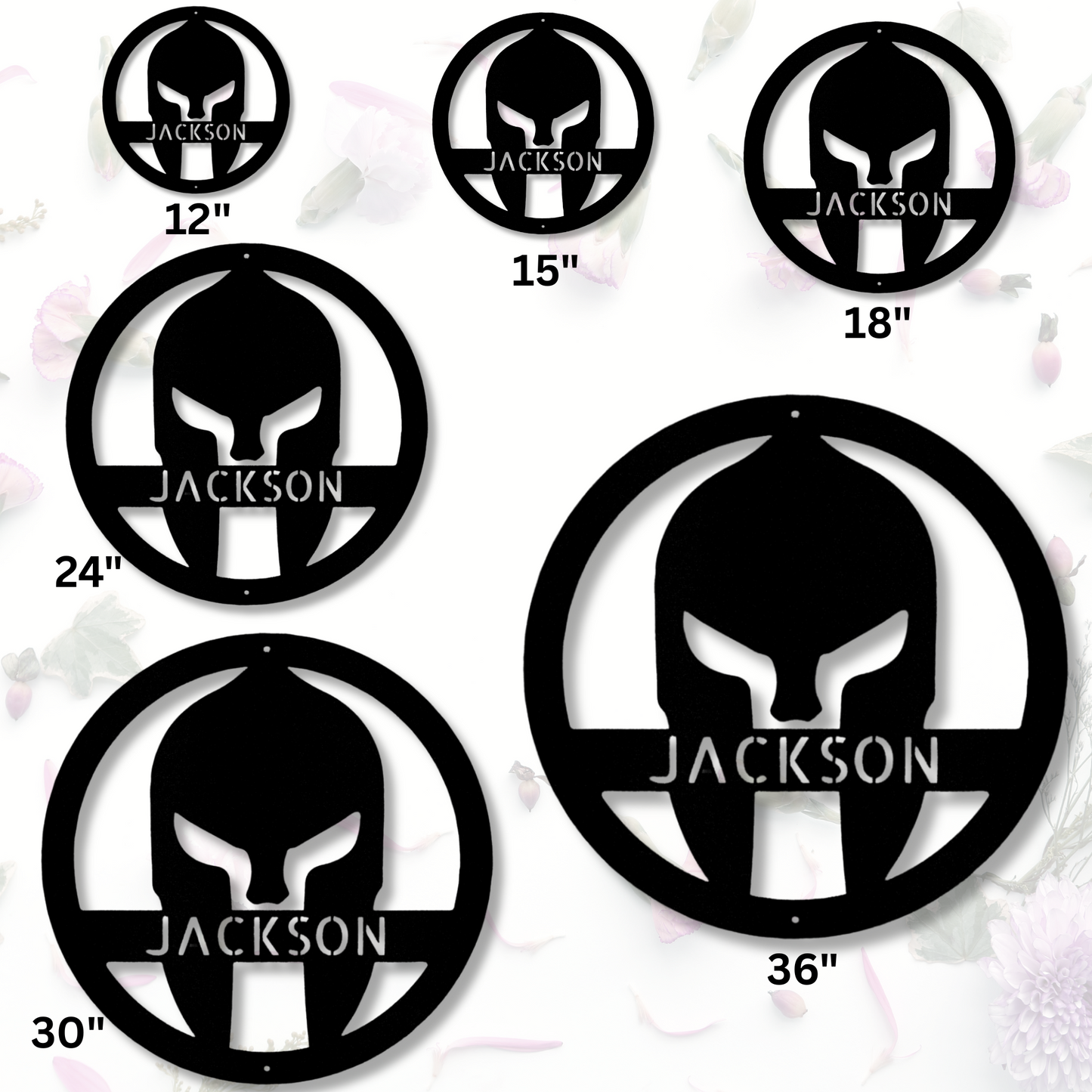 Custom Spartan Helmet Metal Art Sign, Personalized Spartan Gladiator Helmet Wall Art Decor, X-mas Gift For Him, Mother To Son Gift.