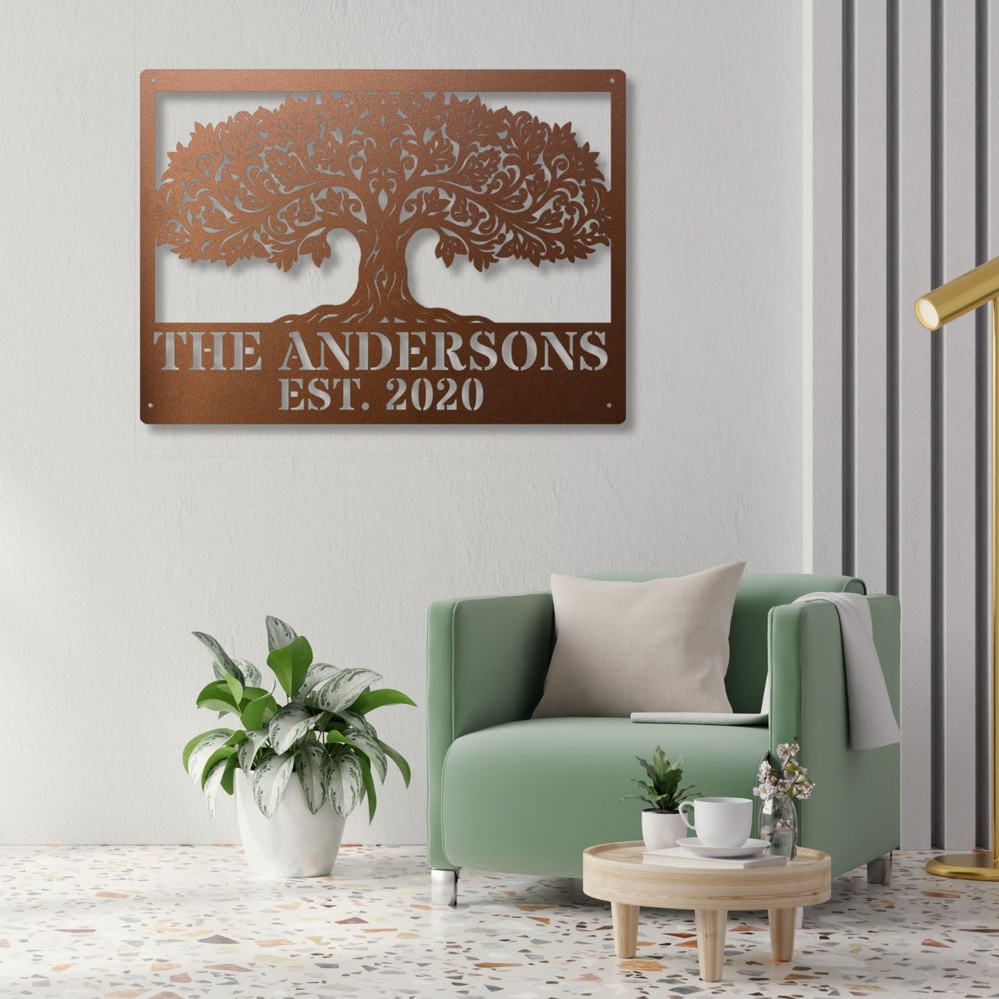 Custom Tree of Life Metal Wall Art, Tree Wall Decor, Metal Tree Art, Nature Wall Art, Rustic Home Decor, Personalized Metal Wall Hanging