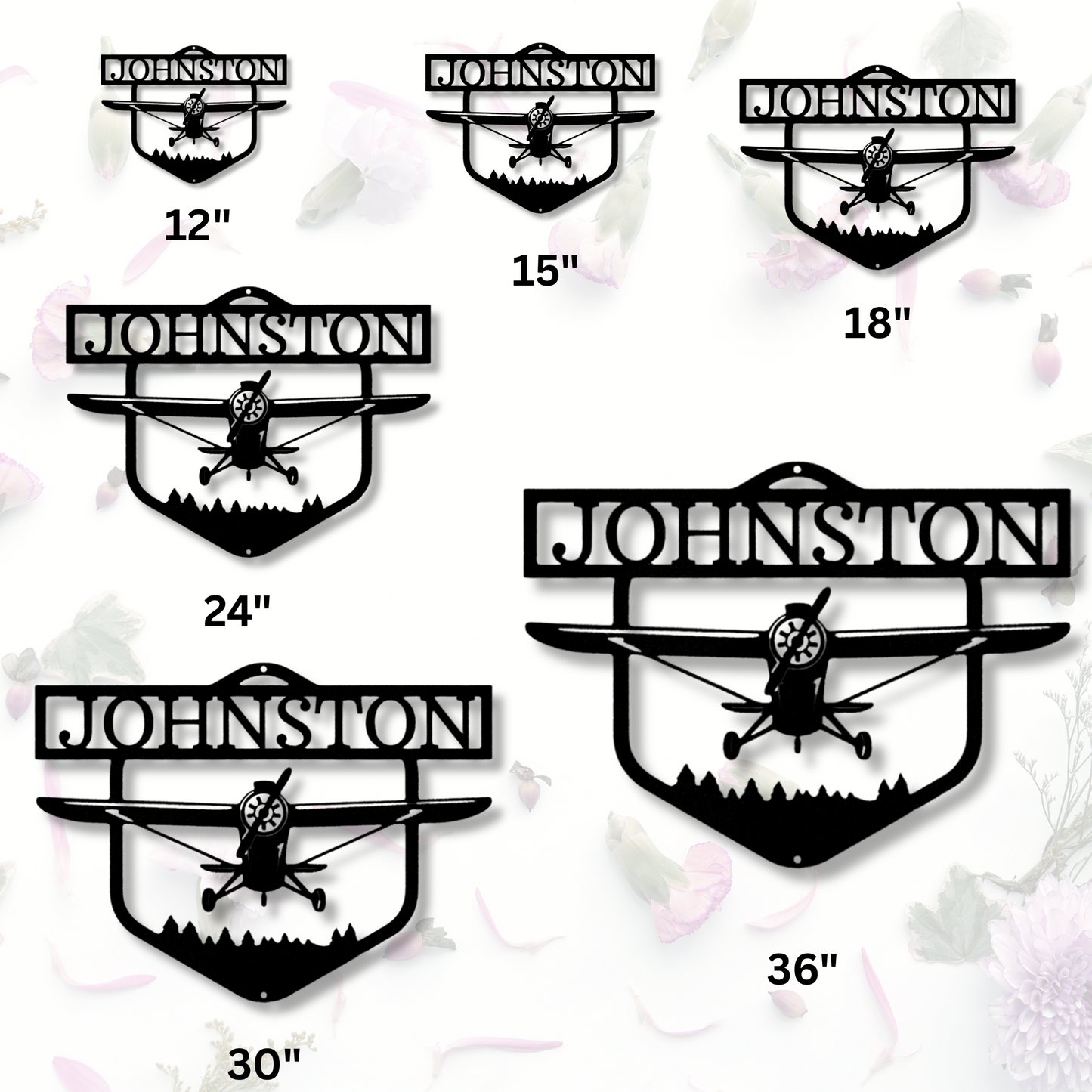 Custom Flying High Airplane Metal Wall Decor, Personalized Name Airplane Monogram, Birthday Gift For Retired Pilot Dad, Home Wall Hangings, Graduation Gift For Young Aviator.