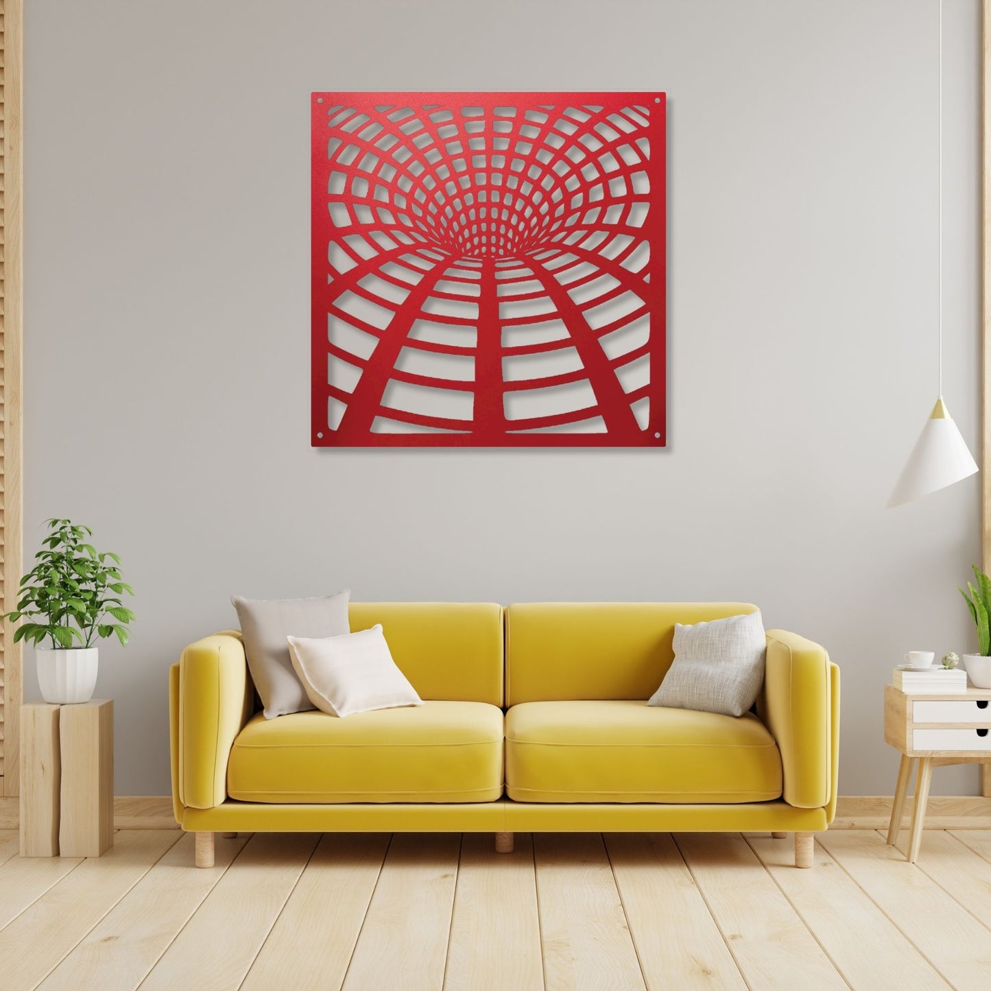 Vortex Geometric Metal Wall Art, Geometric Wall Art, Modern Metal Wall Decor, Abstract Metal Sign, Contemporary Home Decor Gift
