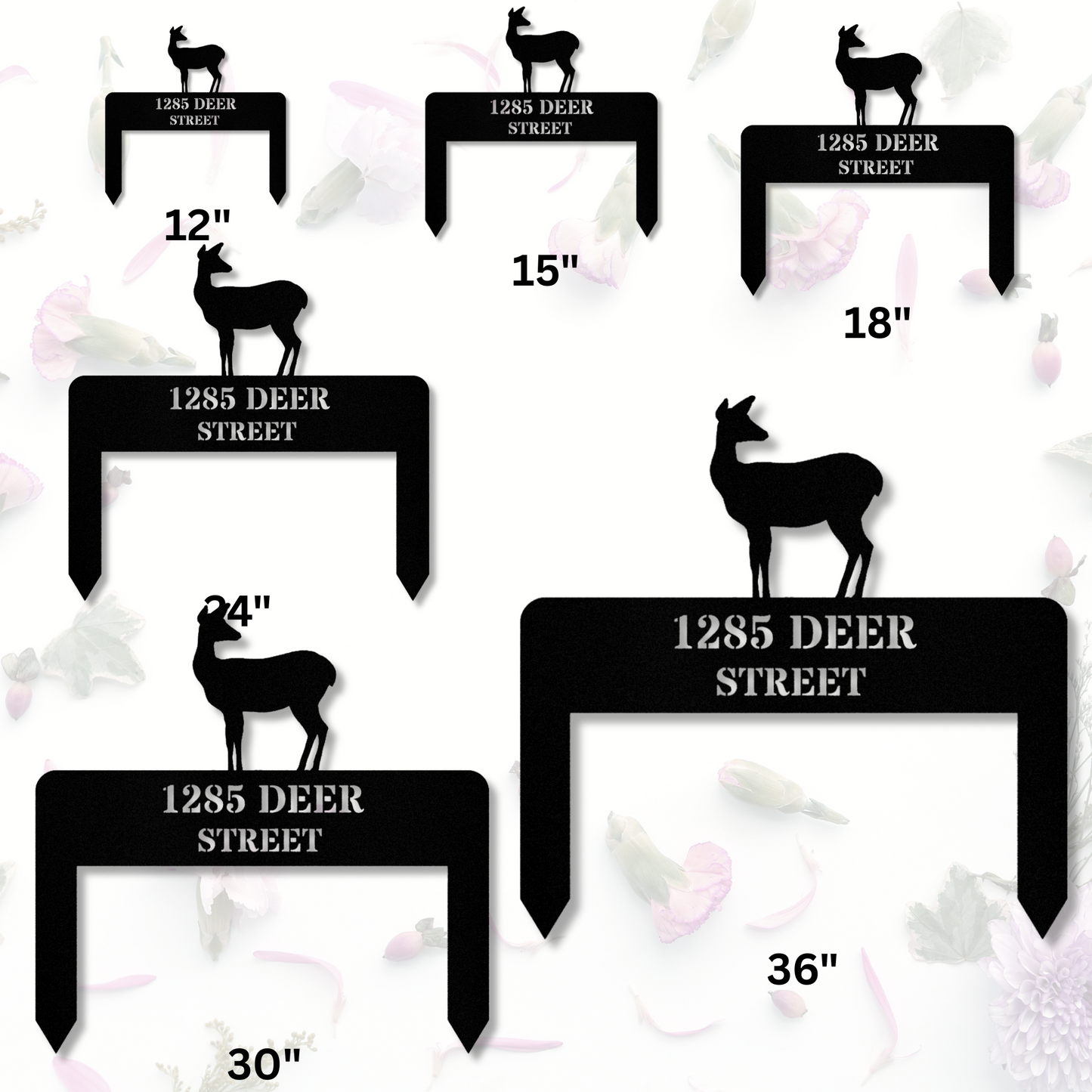 Customized Deer Metal Sign, Garden Metal Sign, Pet Metal Sign, Personalized Garden Decor, Pet Lover Gift, Custom Animal Art, Wildlife Sign