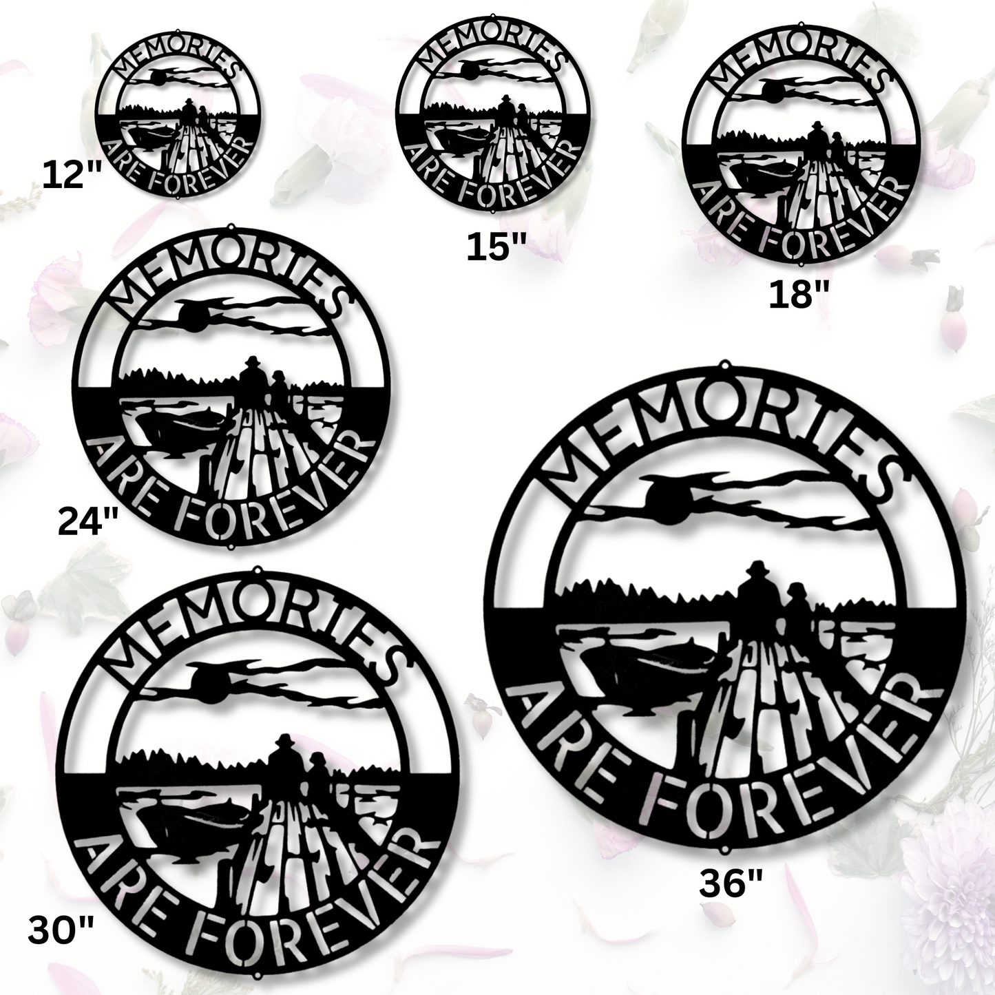 Bonding Family Name Metal Sign, Memories are Forever Quote Metal Sign, Indoor Wall Hangings, Christmas Gift For Mom, Housewarming Decor.