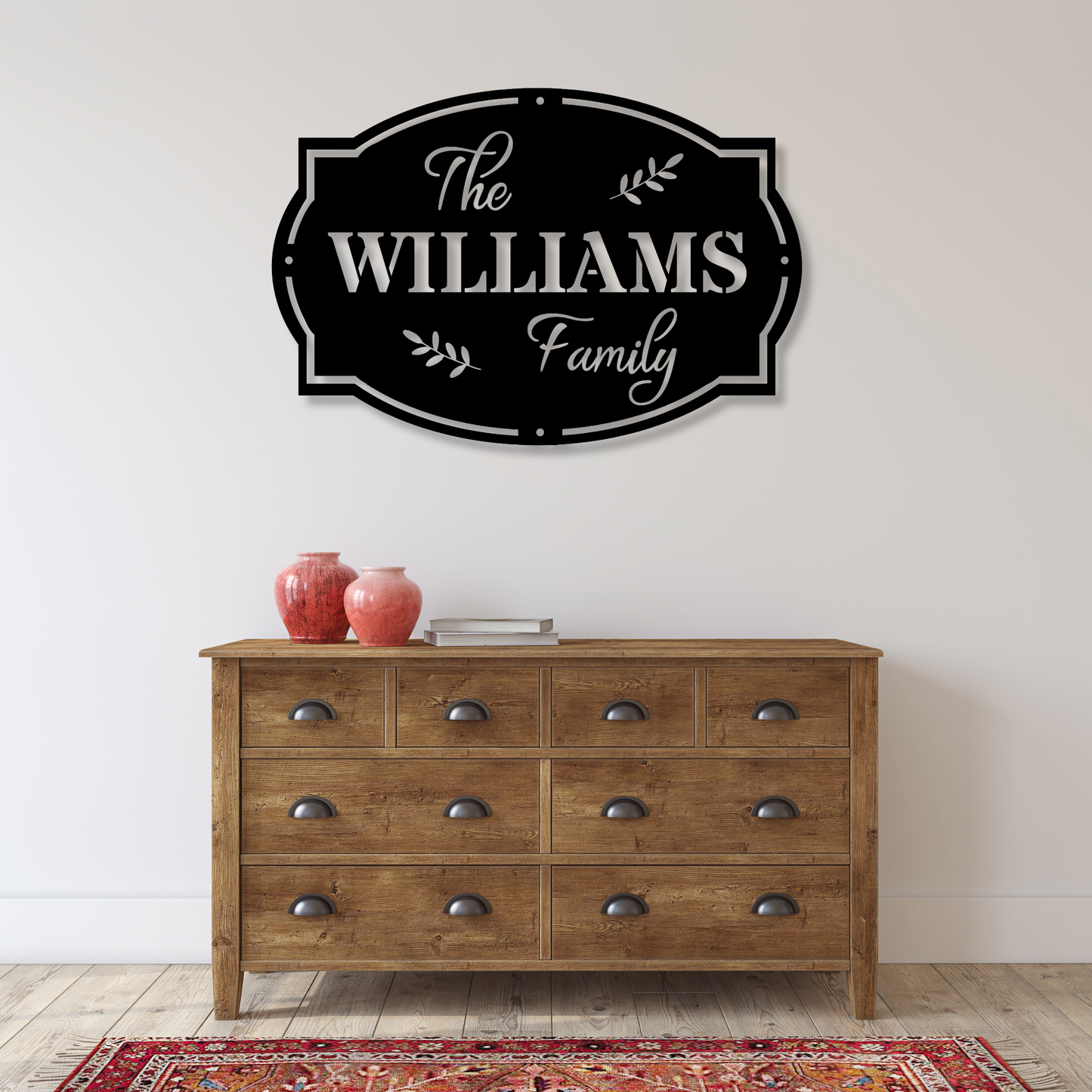 Custom Family Name Metal Sign,Housewarming Gift, Family Sign Plaque