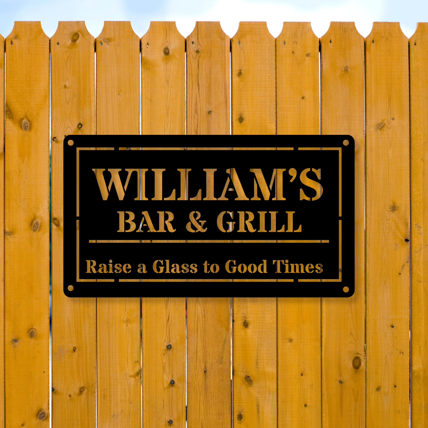 Personalized Bar and Grill Sign Metal Signs, Custom Metal Sign , Metal Wall Art, Personalized Gift, Custom Metal Sign Outdoor