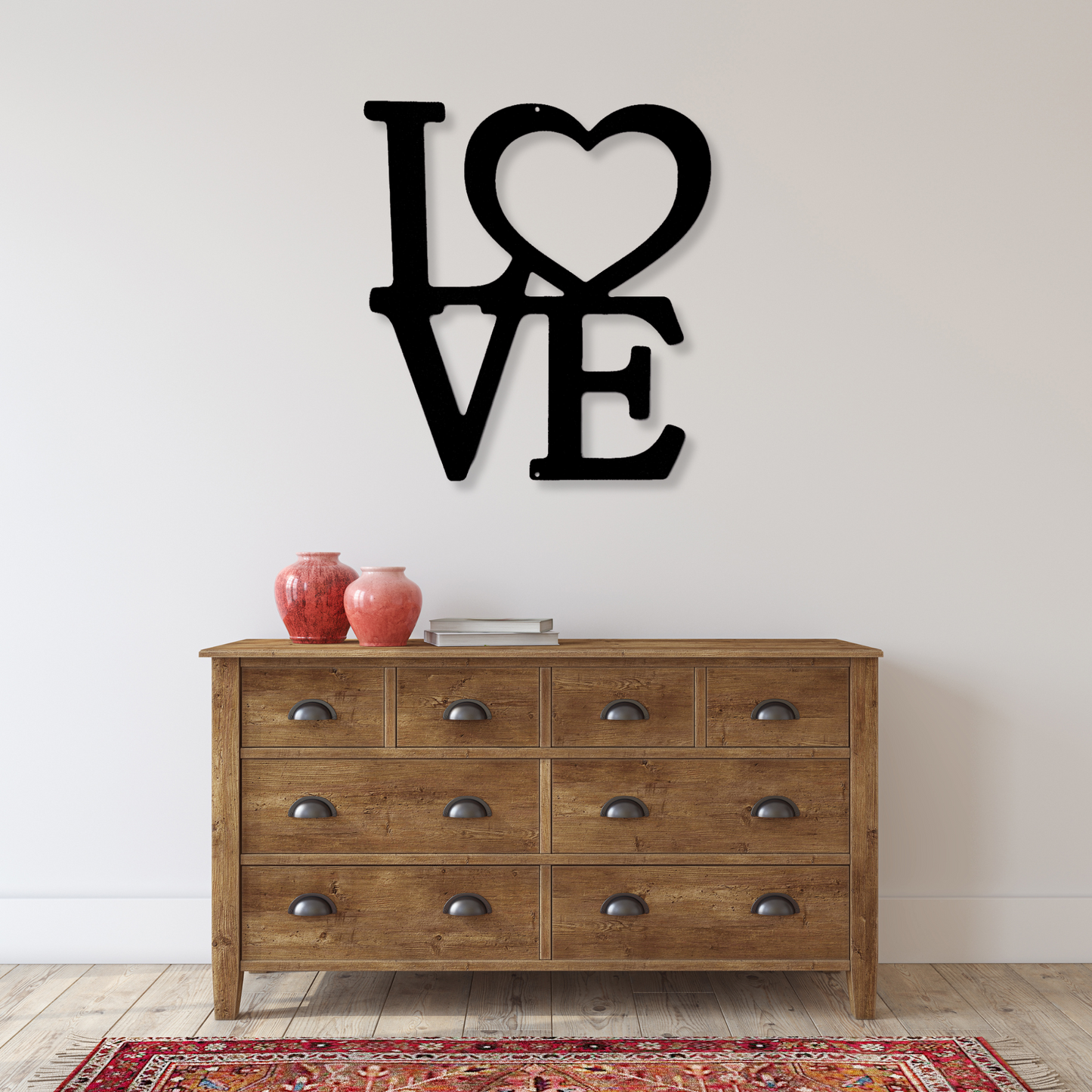 Love Metal Sign, Wedding Gift for Couple, Love Word Anniversary Gifts, Valentine Gift, Love Wall Hanging Sign, Above Bed Decor, Master Decor