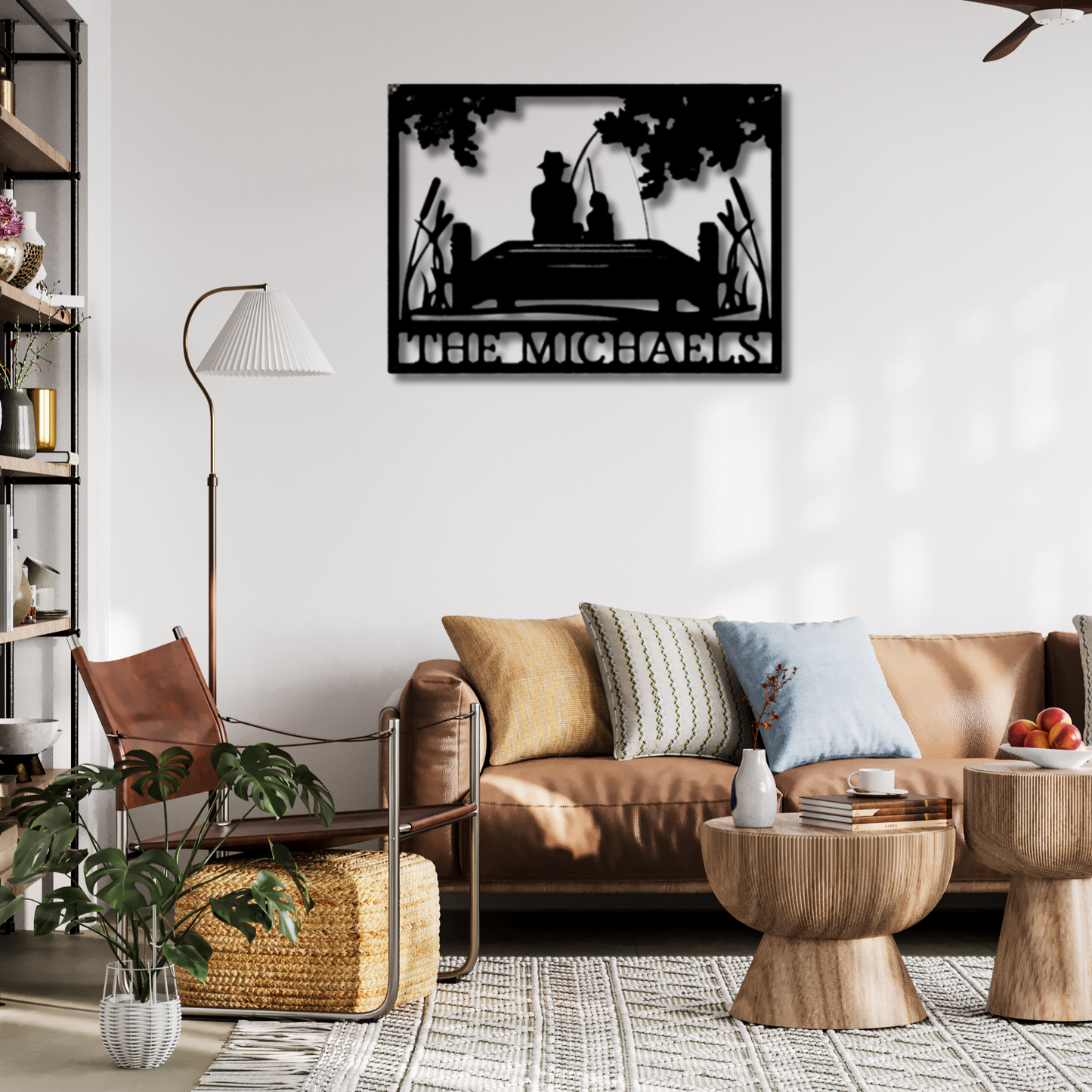 Quality Time  Monogram - Steel Sign