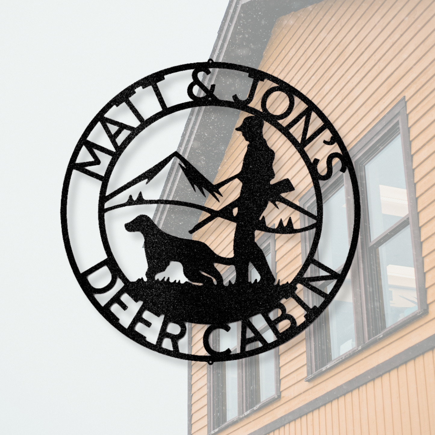 Birddog Monogram - Steel Sign