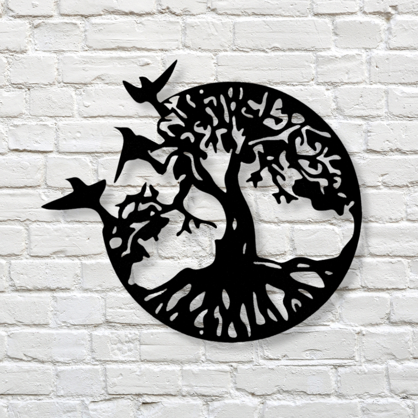 Birds Flight Tree Metal Sign, Tree Metal Art, Tree of Life Art, Wall Decor, New Home Wall Art, Wedding Gift, Couples or Nature Wall Art