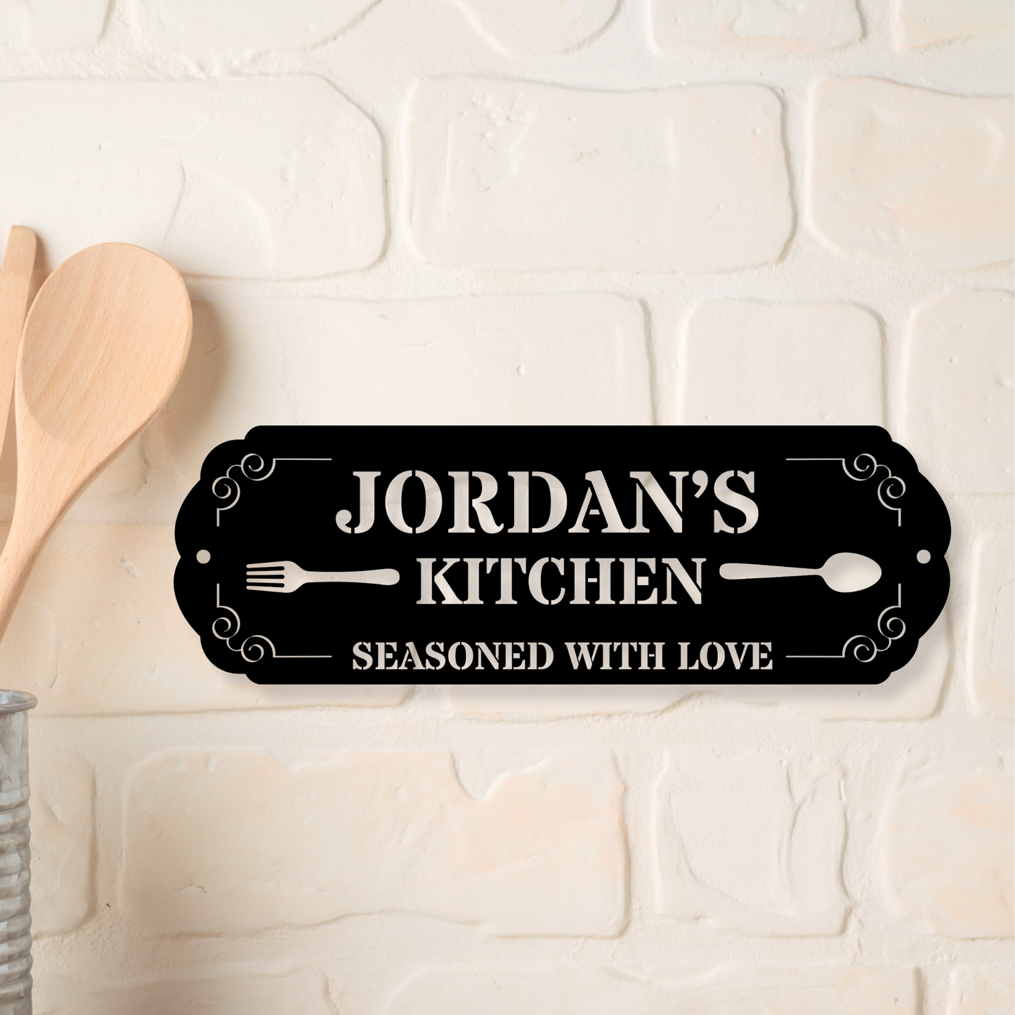 Personalized Kitchen Signs, Custom Kitchen Gifts, Custom Metal Sign for Kitchen, Kitchen Wall Decor, Nana Mothers Day Gift, Custom Kitchen Sign