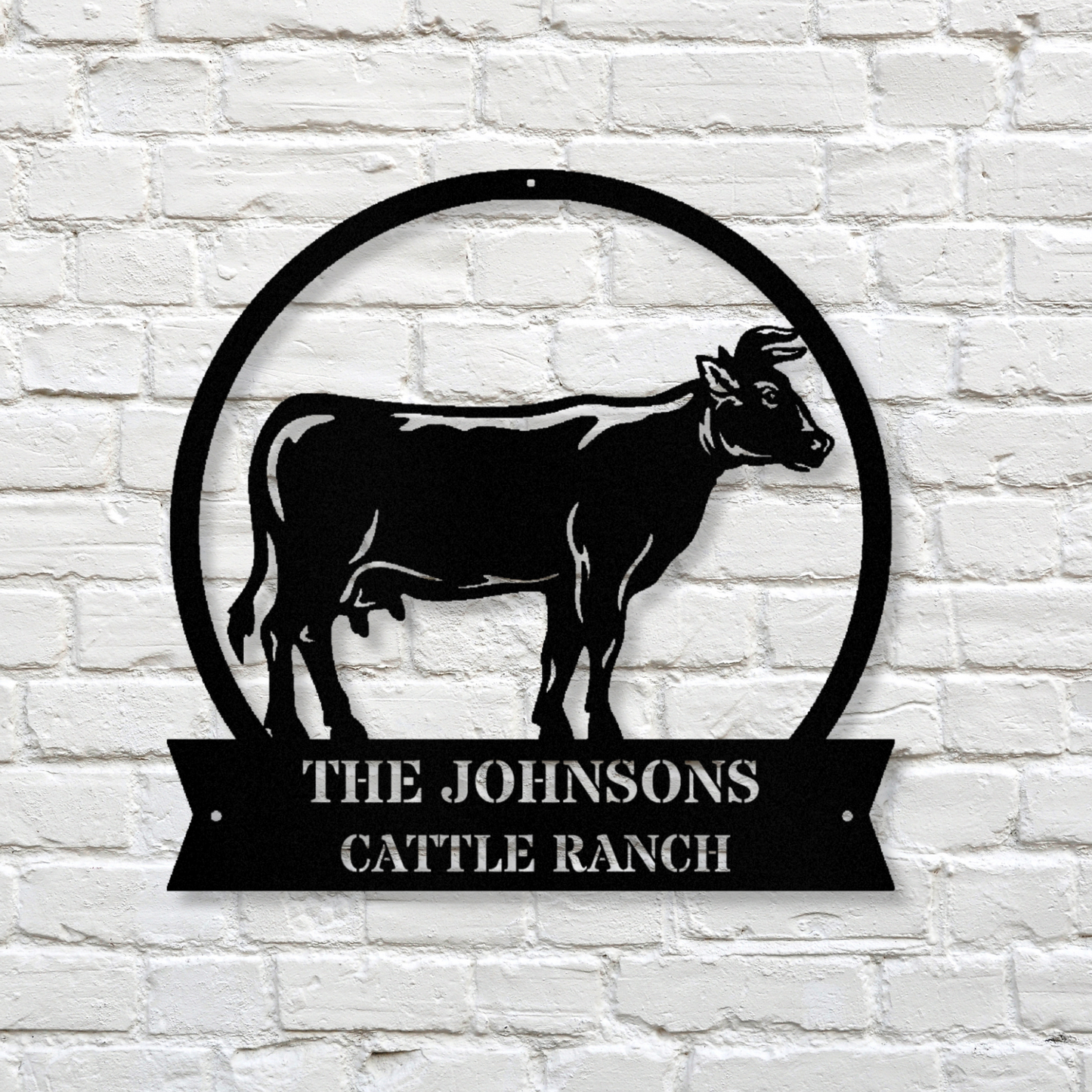 Personalized Ranch Metal Sign, Farm Address Wall Sign, Farmer Gift, Cattle Ranch Metal Sign, Large Wall Art Decor, Custom Family Name Sign, Indoor Outdoor Sign