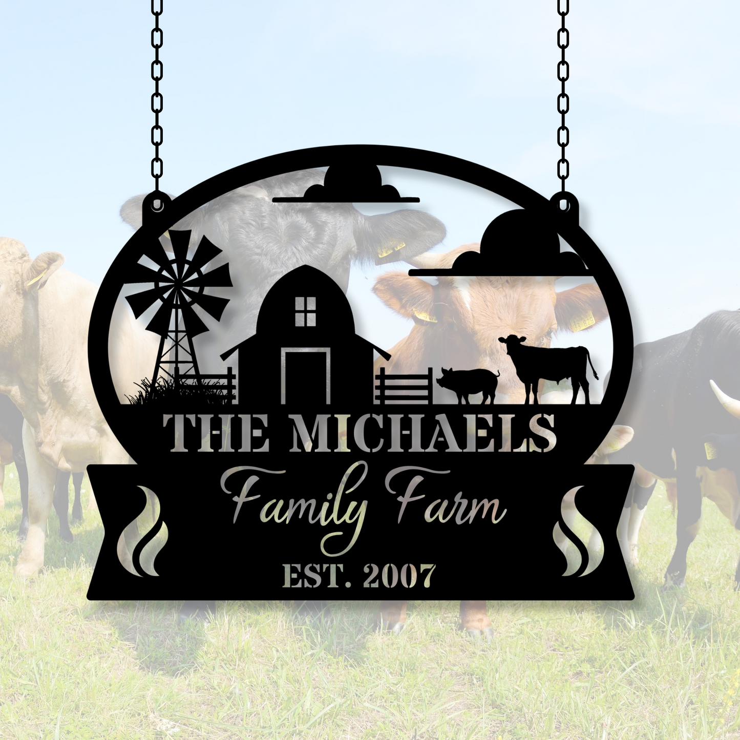 Custom Farm metal signs, Personalized metal farm signs, metal barn sign, custom metal farm signs outdoor