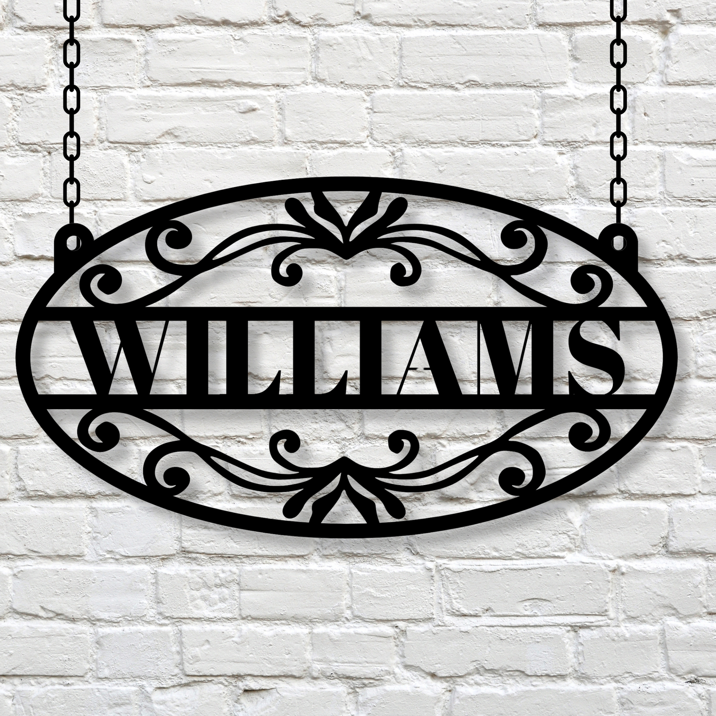 Custom Family Name Metal Sign,Personalized Last Name Sign,Monogram Wall Decor, Metal Monogram Sign Family, Housewarming Gift