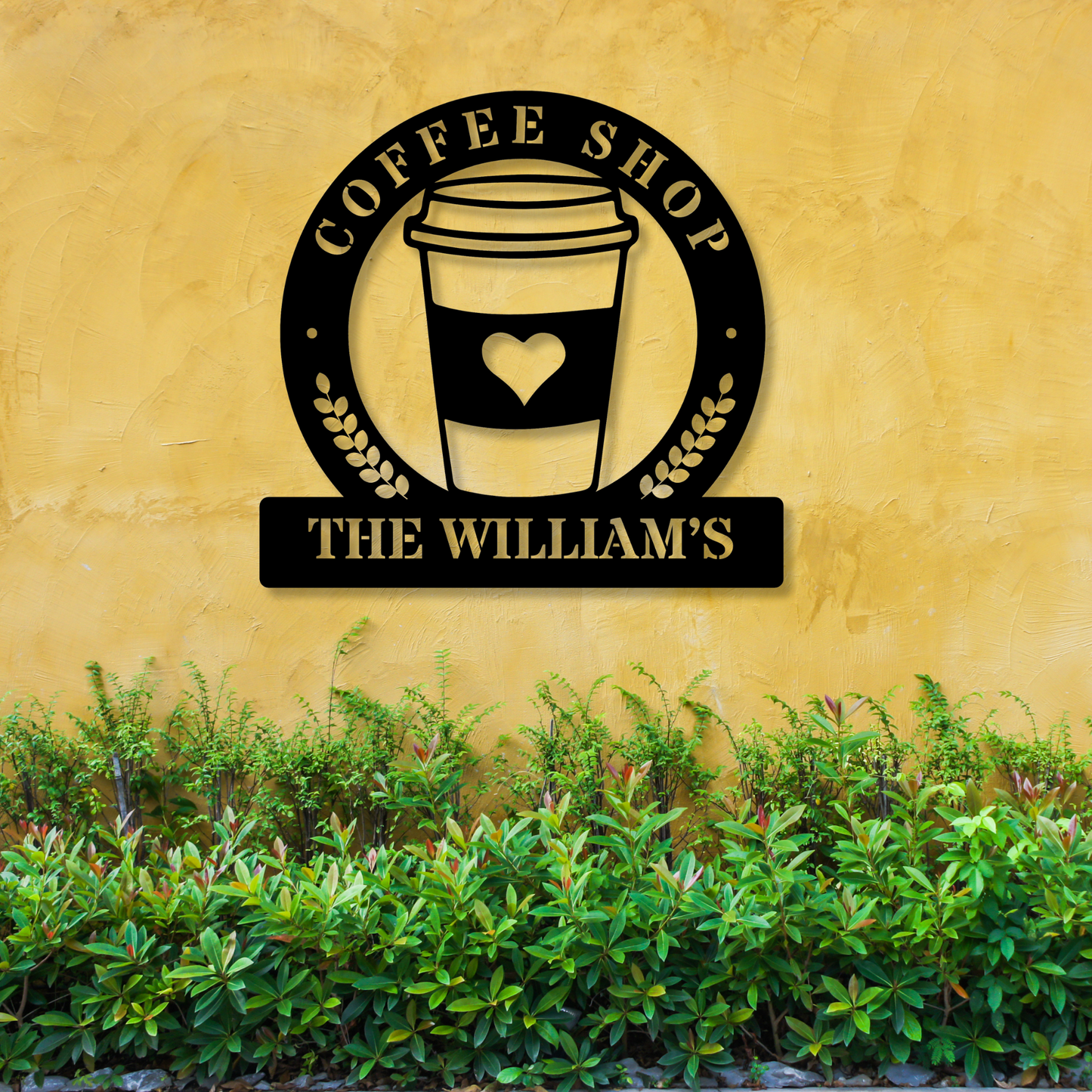 Custom Coffee Bar Metal Sign, Coffee Metal Sign, Kitchen Wall Art, Coffee Lover Gift, Coffee Bar Decor, Housewarming Gift