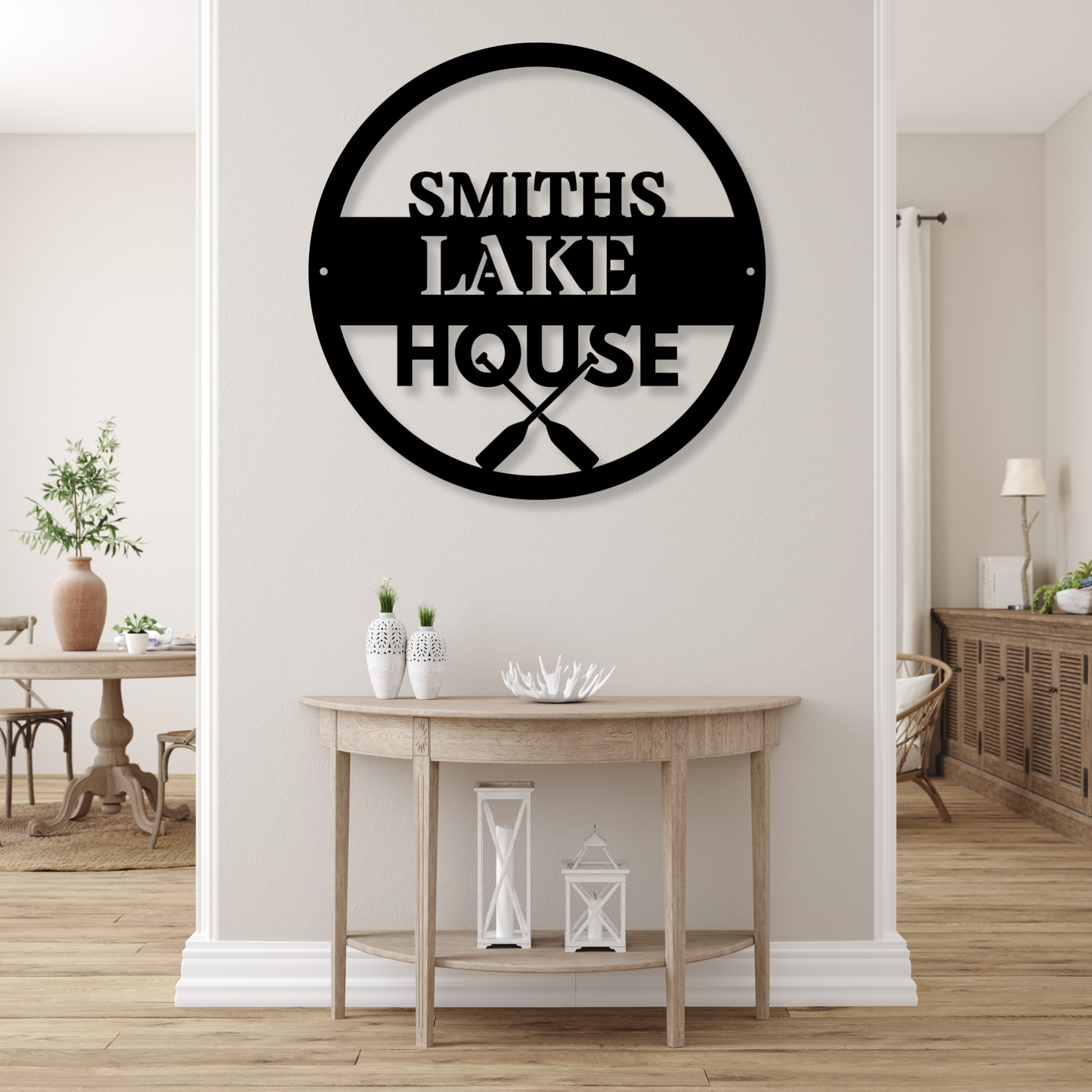 Personalized Lake House, Custom Lakehouse Metal Sign,  Lake House Decor, Personalized Metal Sign