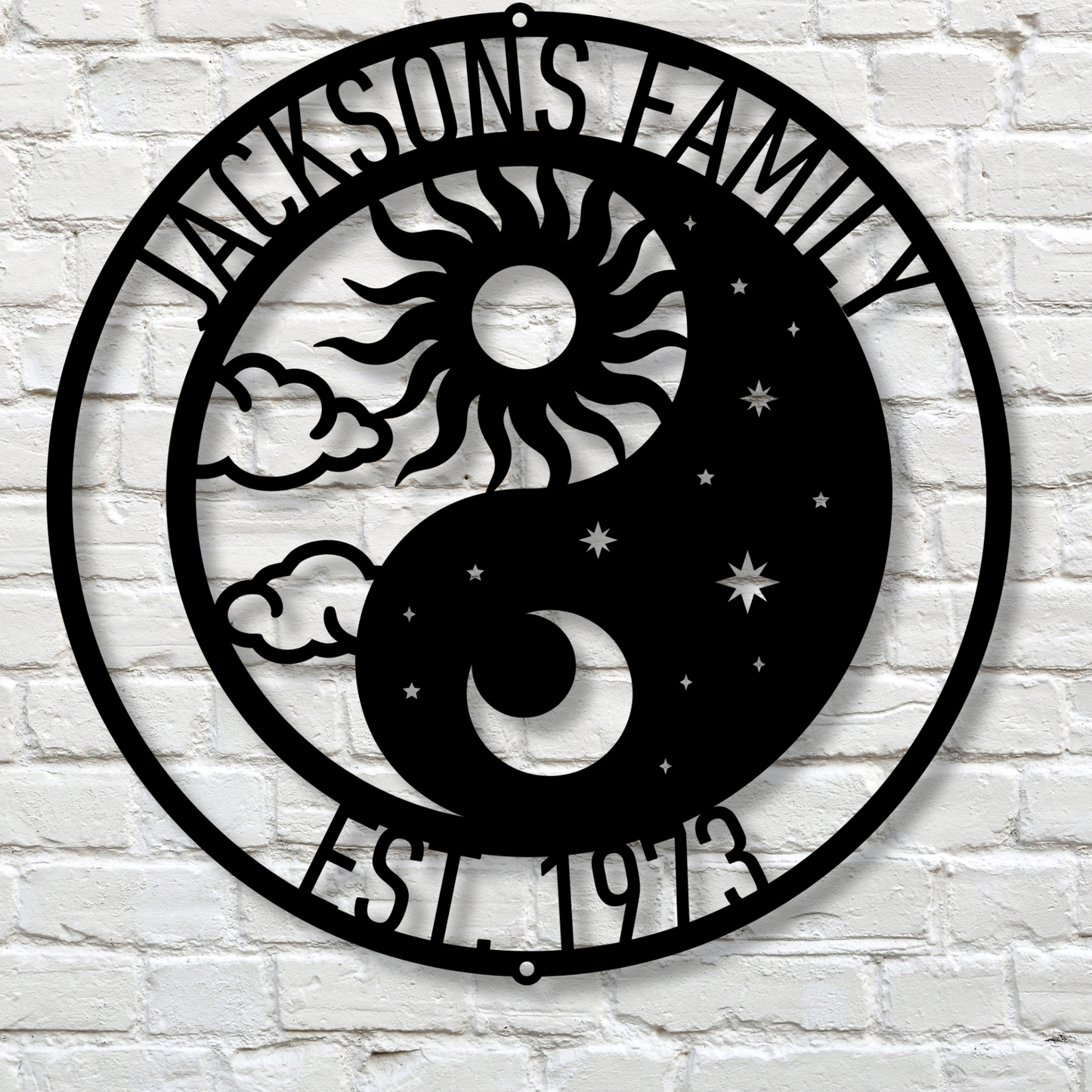 Personalised Sunrise Sign, Custom Metal Home Decor, Sunrise Wall Art, Personalized Housewarming Gift, Artistic Metal Sign