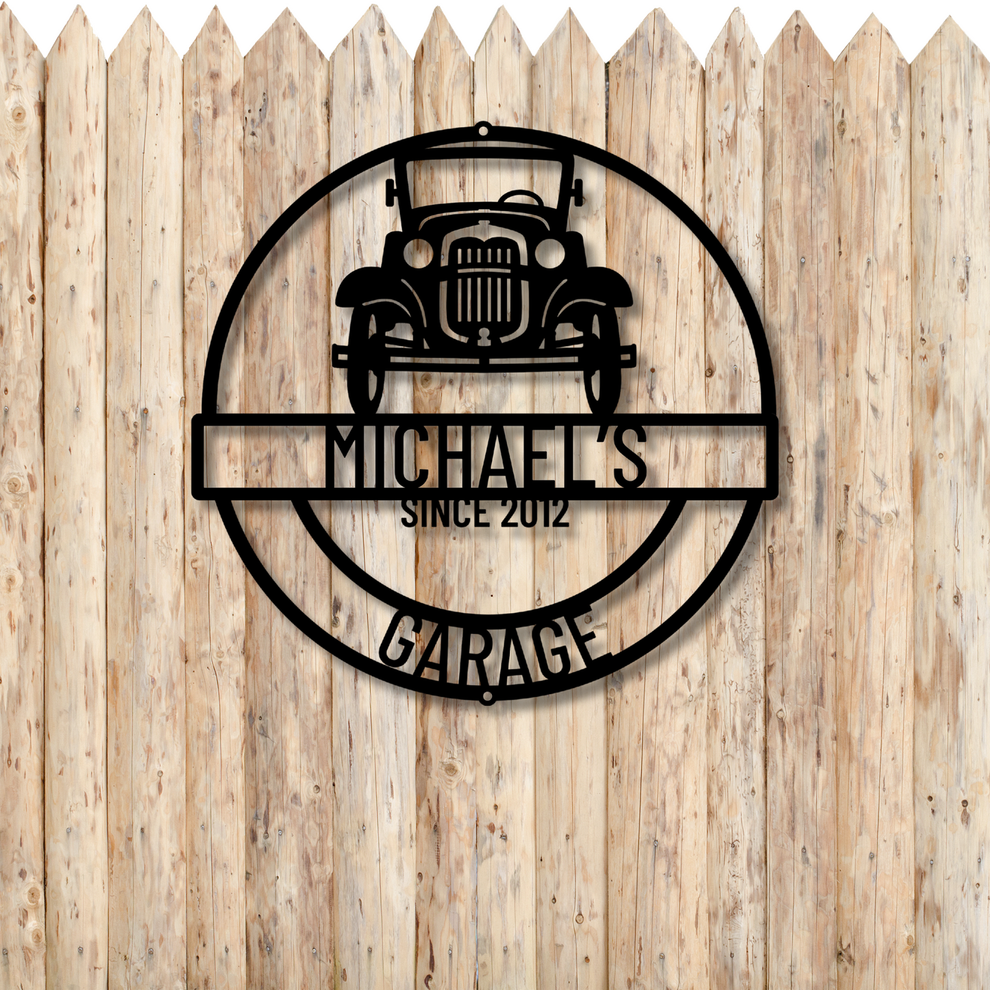 Personalized Garage Metal Sign, Custom Garage Sign, Mancave Decor, Metal Workshop Sign, Custom Name Sign, Personalized Home Decor.