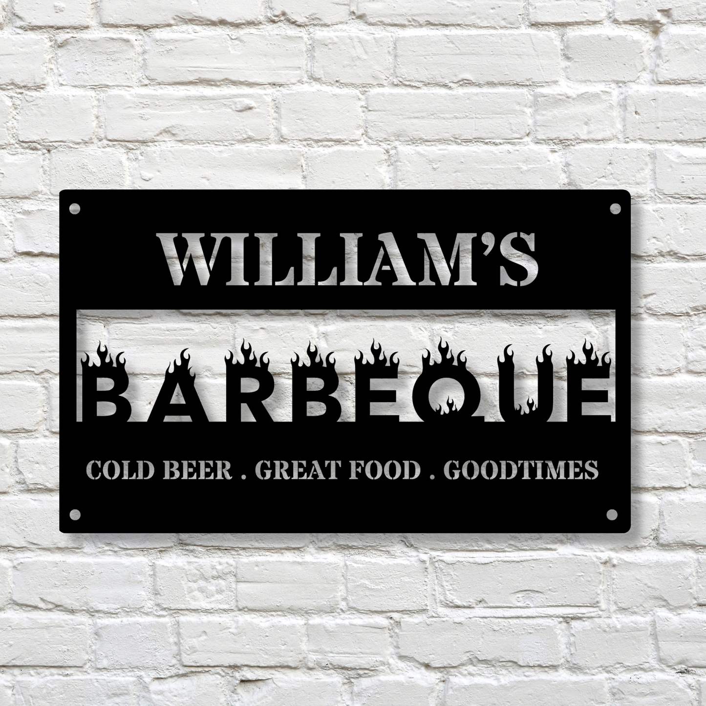 Custom Metal Grilling Sign, Metal Grill Sign, Personalized BBQ Sign, Custom Barbecue Sign, BBQ Metal Sign, Patio Decor, Outdoor Grill Sign, Custom Christmas Gift, Anniversary Gift