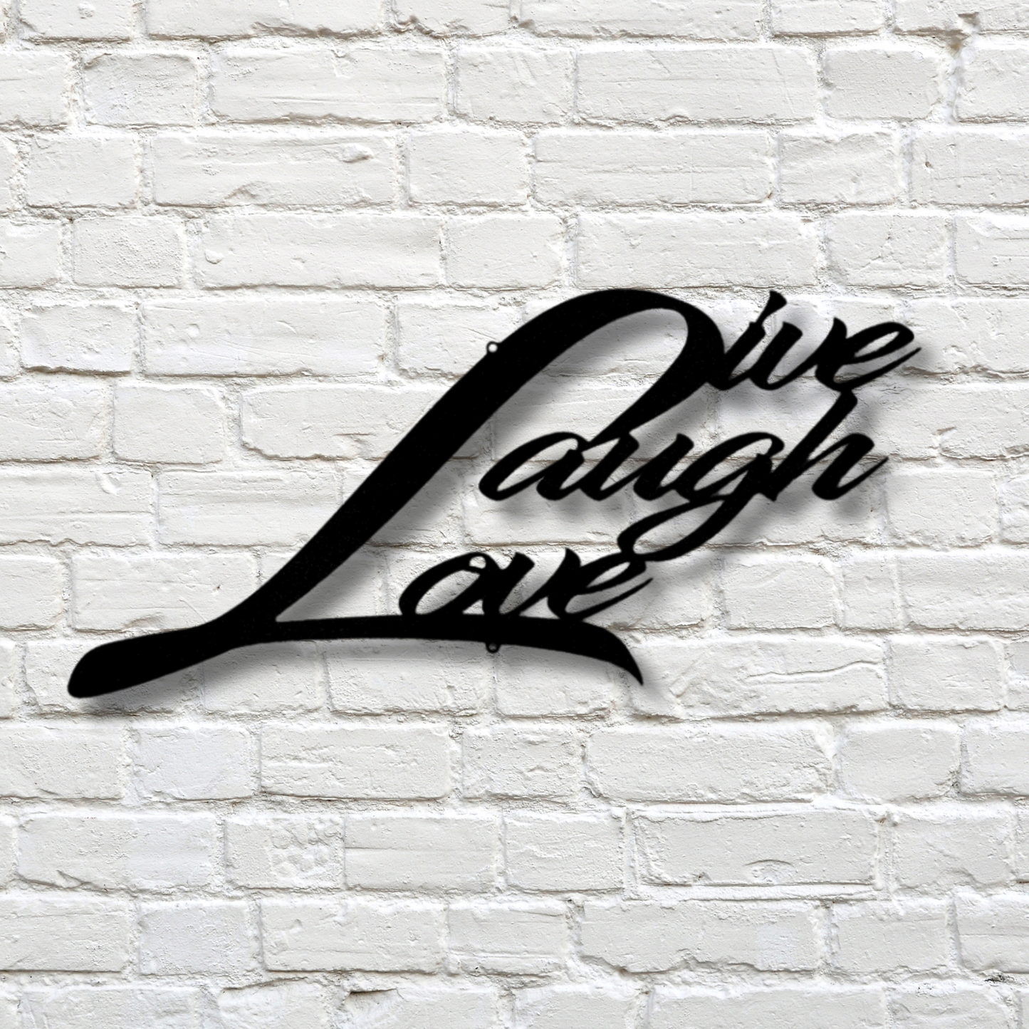 Live Laugh Love - Metal Steel Sign