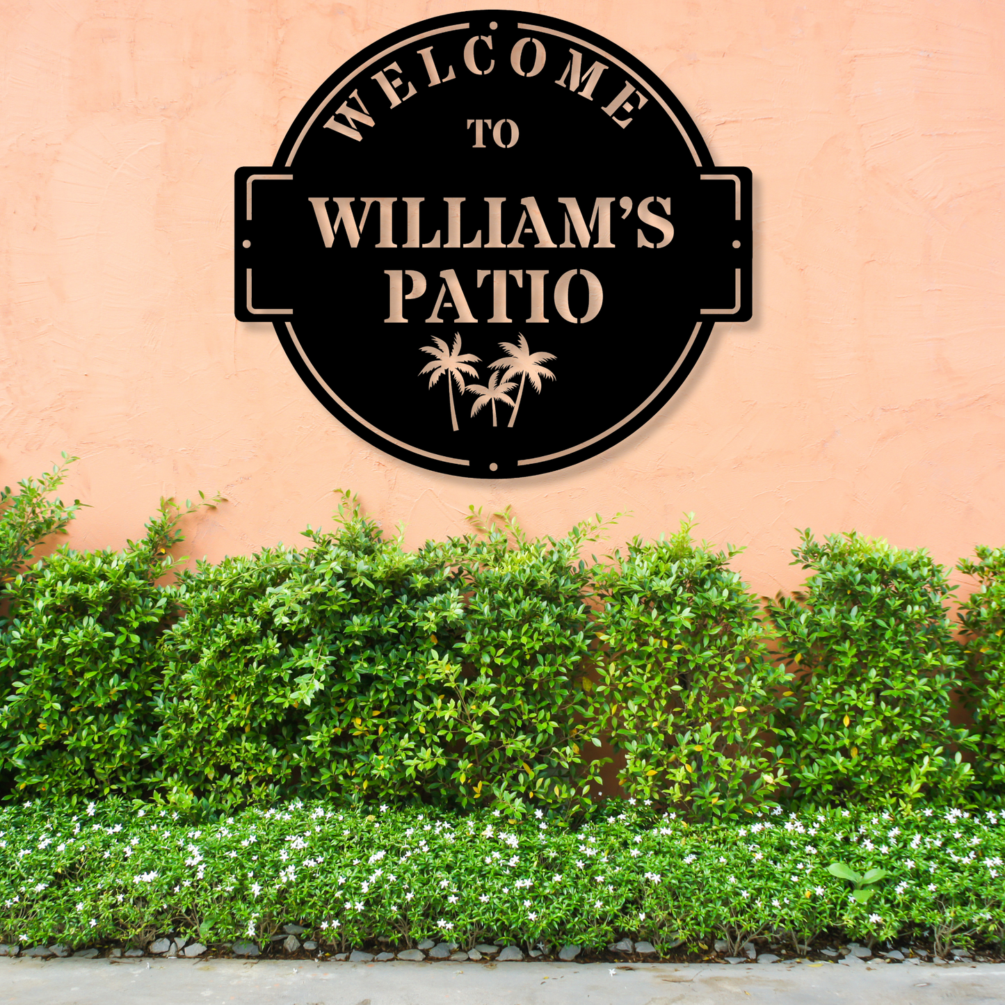 Custom Patio Metal Sign, Personalized Patio Metal sign , Housewarming Gift, Metal Patio Sign