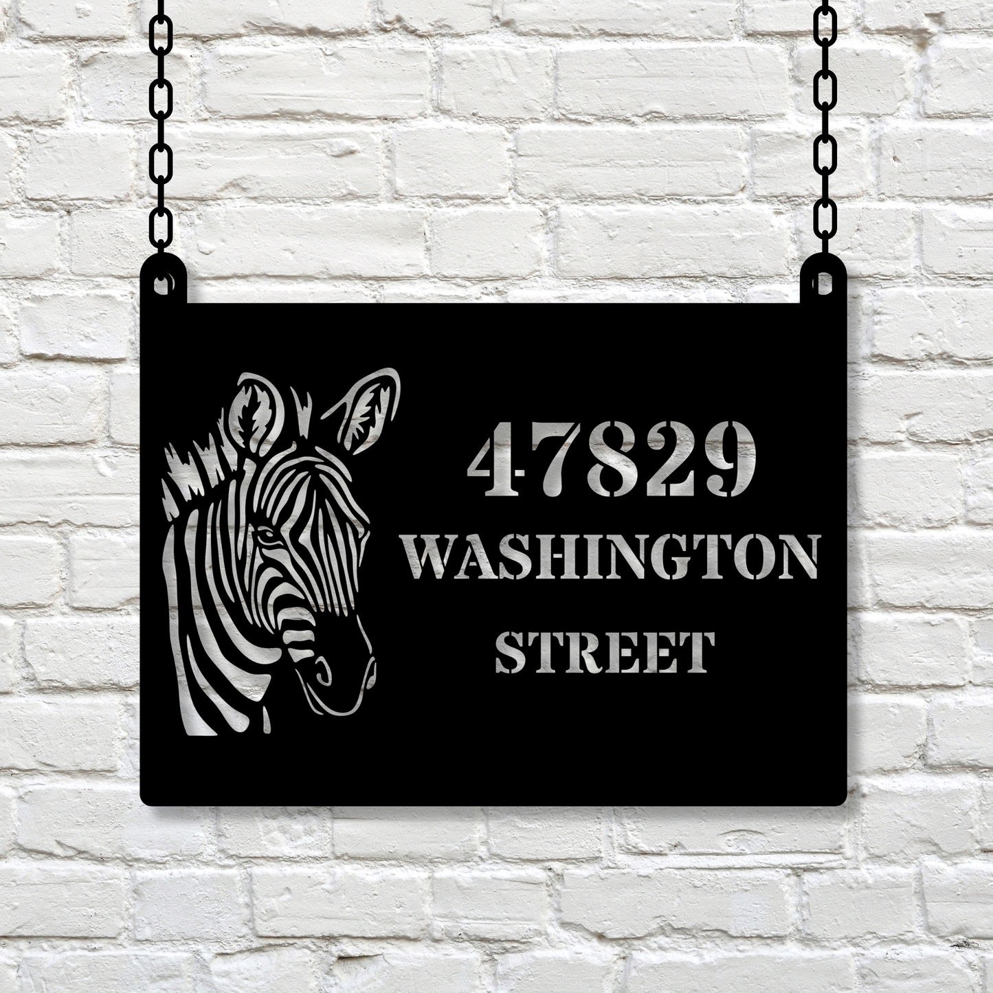 Custom Address Wall Metal Sign, Personalized Address Metal Sign, Metal Wall Art, Housewarming Gift, Custom Metal Decor, Address Plaquen