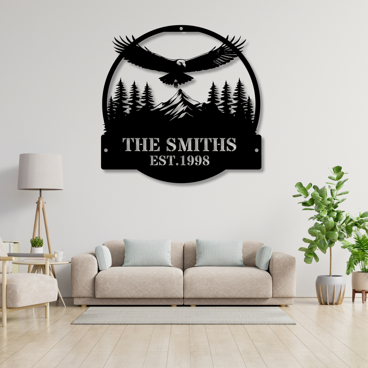 Custom Eagle Metal Wall Art, Eagle Decor, Metal Birds Wall Art, Custom Metal Art, Bird Decor, Wall Hanging, Wildlife Art