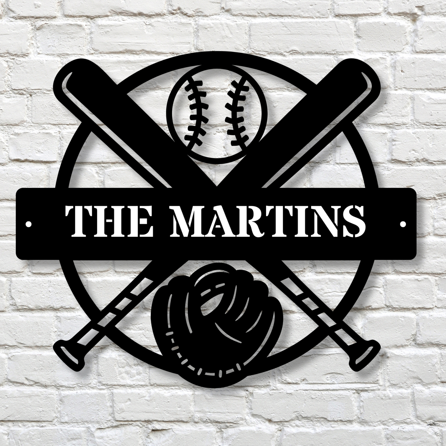 Personalized Baseball Metal Sign, Custom Baseball Gift, Sports Room Decor, Baseball Wall Art, Gift for Baseball Fans