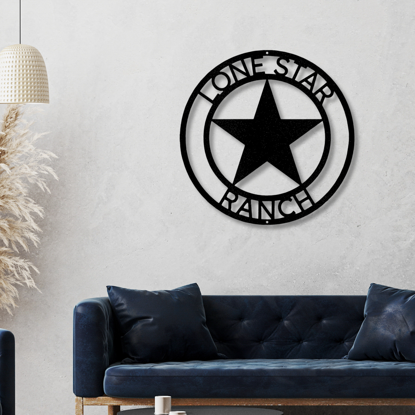Custom Country Star Metal Sign, Texas Star Metal Sign, Farm Ranch Outdoor Metal Sign, Farm or Lakehouse Decor, Barn Metal Sign, Large Sign
