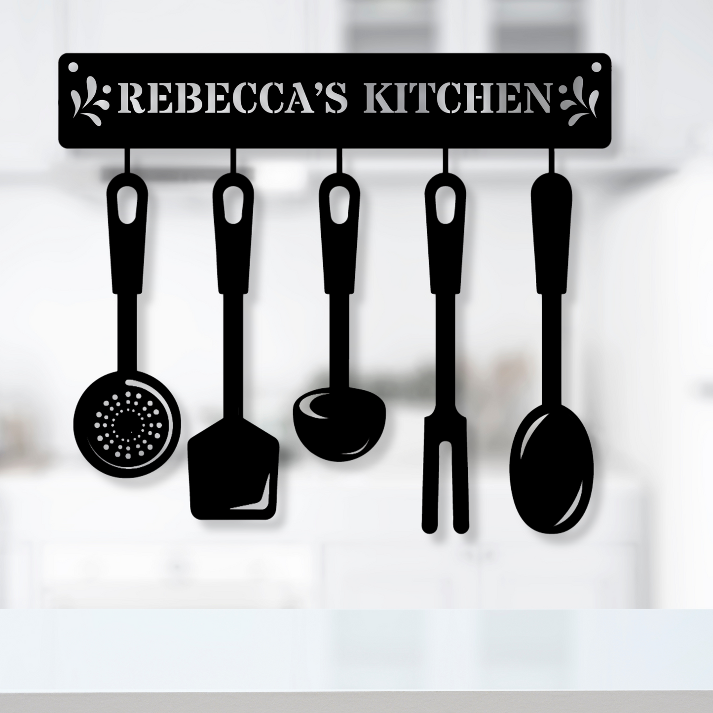 Personalized Metal Kitchen Signs, Custom Kitchen Metal Wall Art, Custom Kitchen Wall Decor, Customizable Kitchen Sign, Housewarming gift