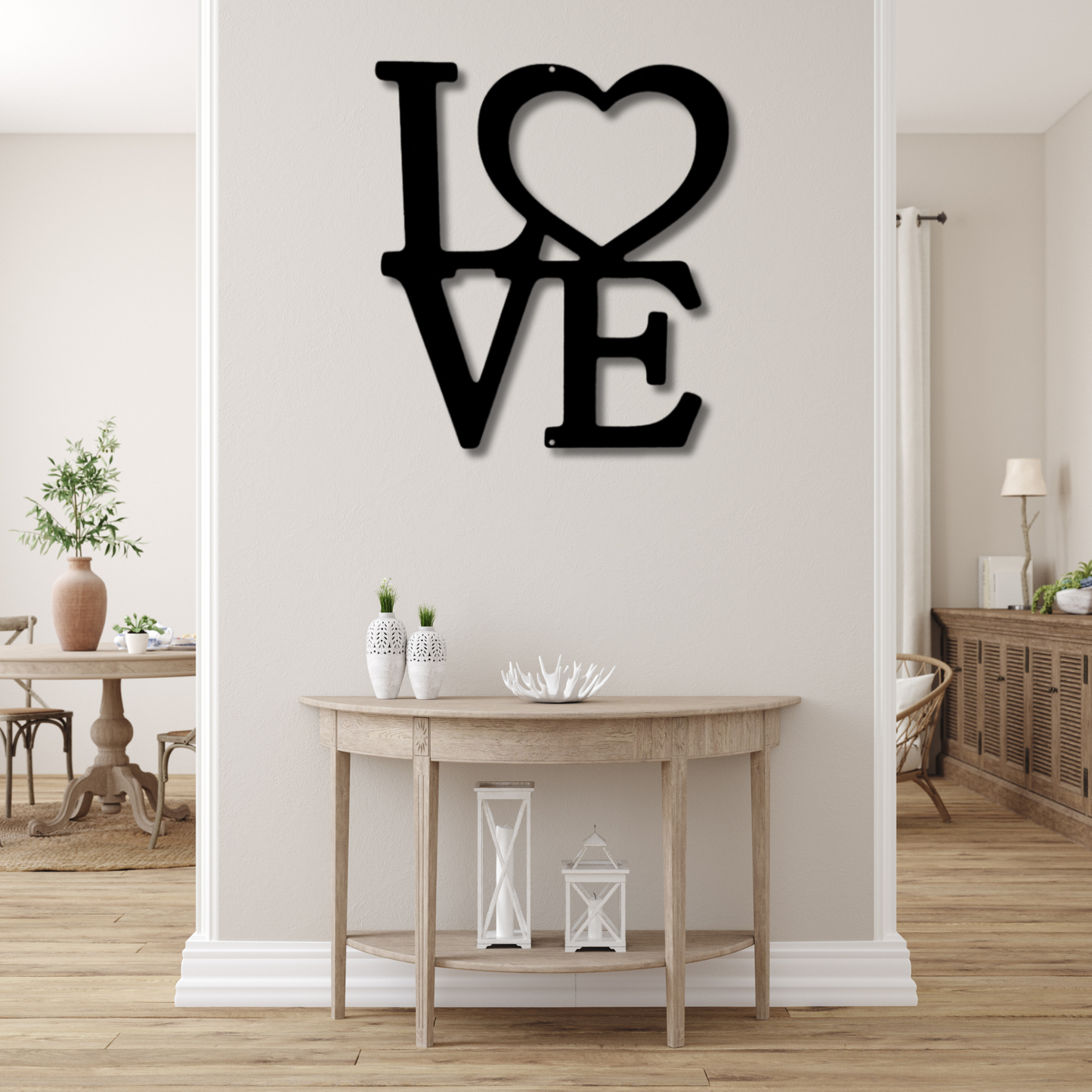 Love Metal Sign, Wedding Gift for Couple, Love Word Anniversary Gifts, Valentine Gift, Love Wall Hanging Sign, Above Bed Decor, Master Decor