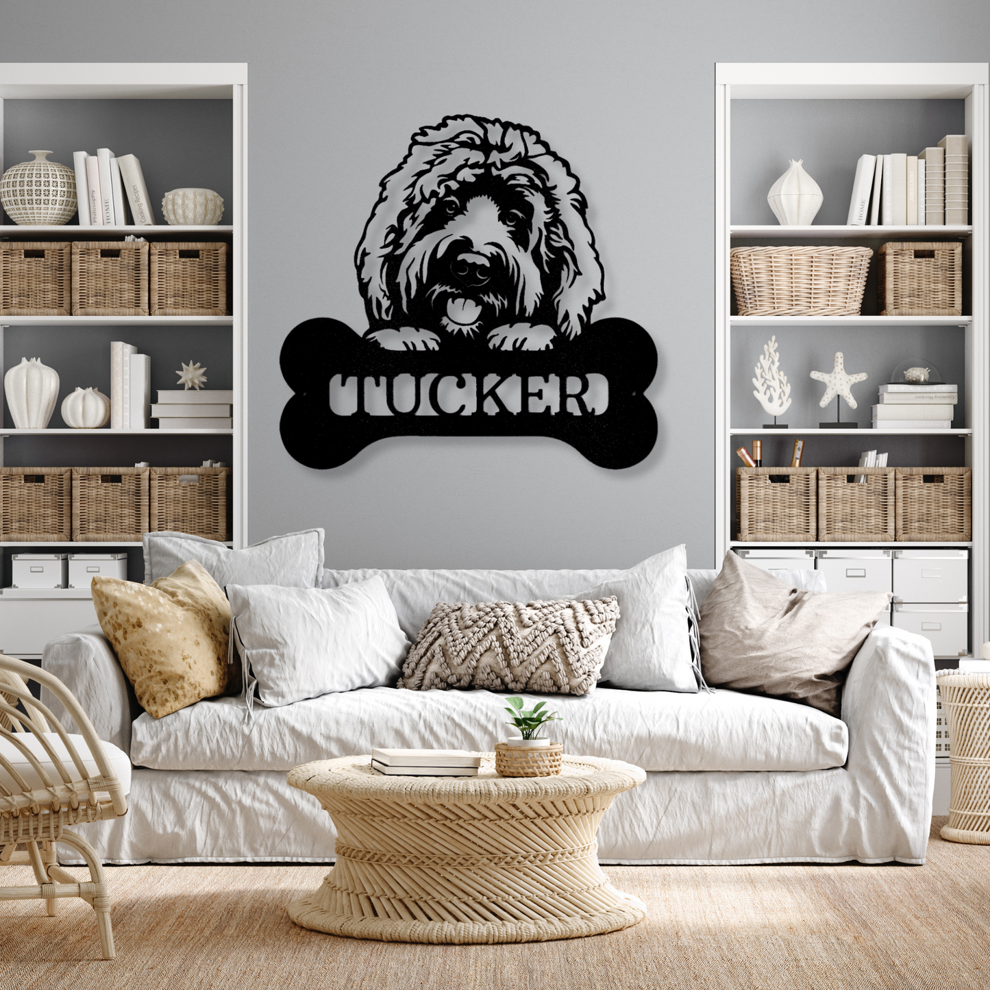 Pick Your Pup Monogram - Steel Sign