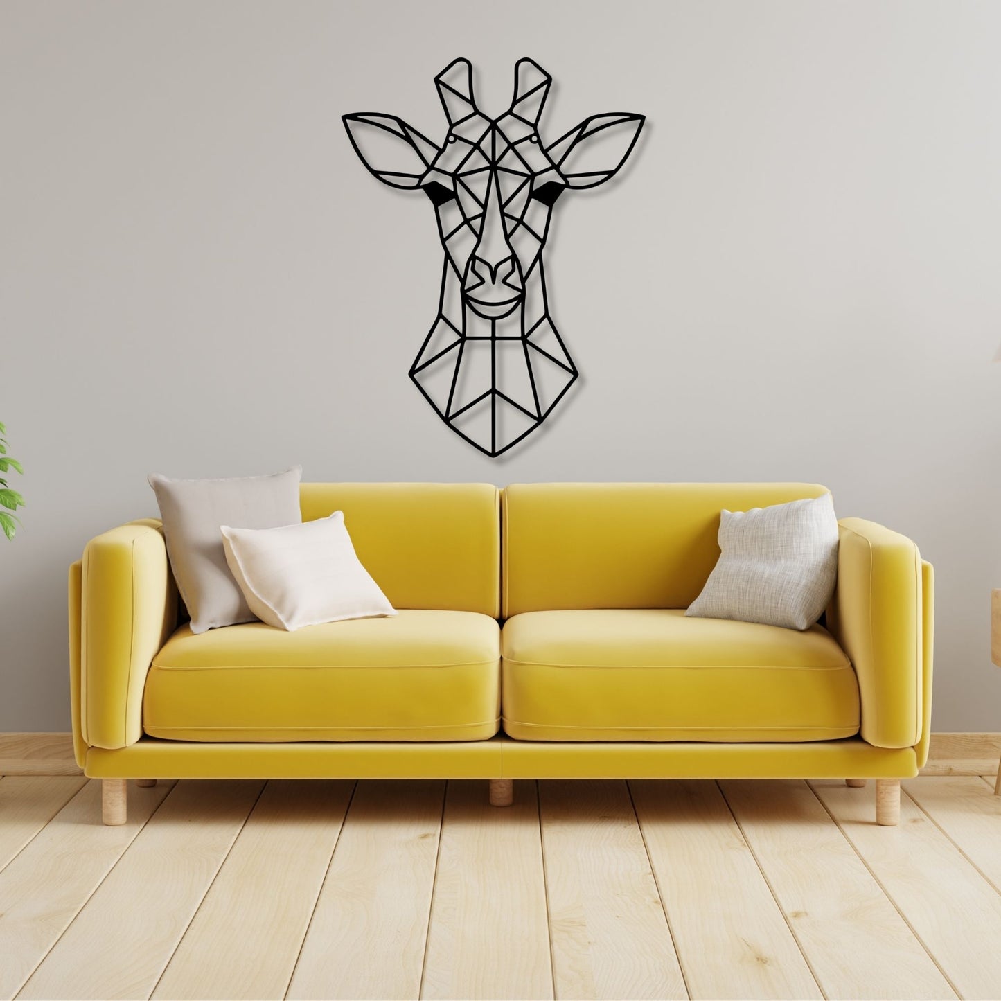 Giraffe Metal Wall Art, Giraffe Wall Decor, Safari Wall Art, Animal Metal Art, Wildlife Decor, African Wall Art, Giraffe Gift