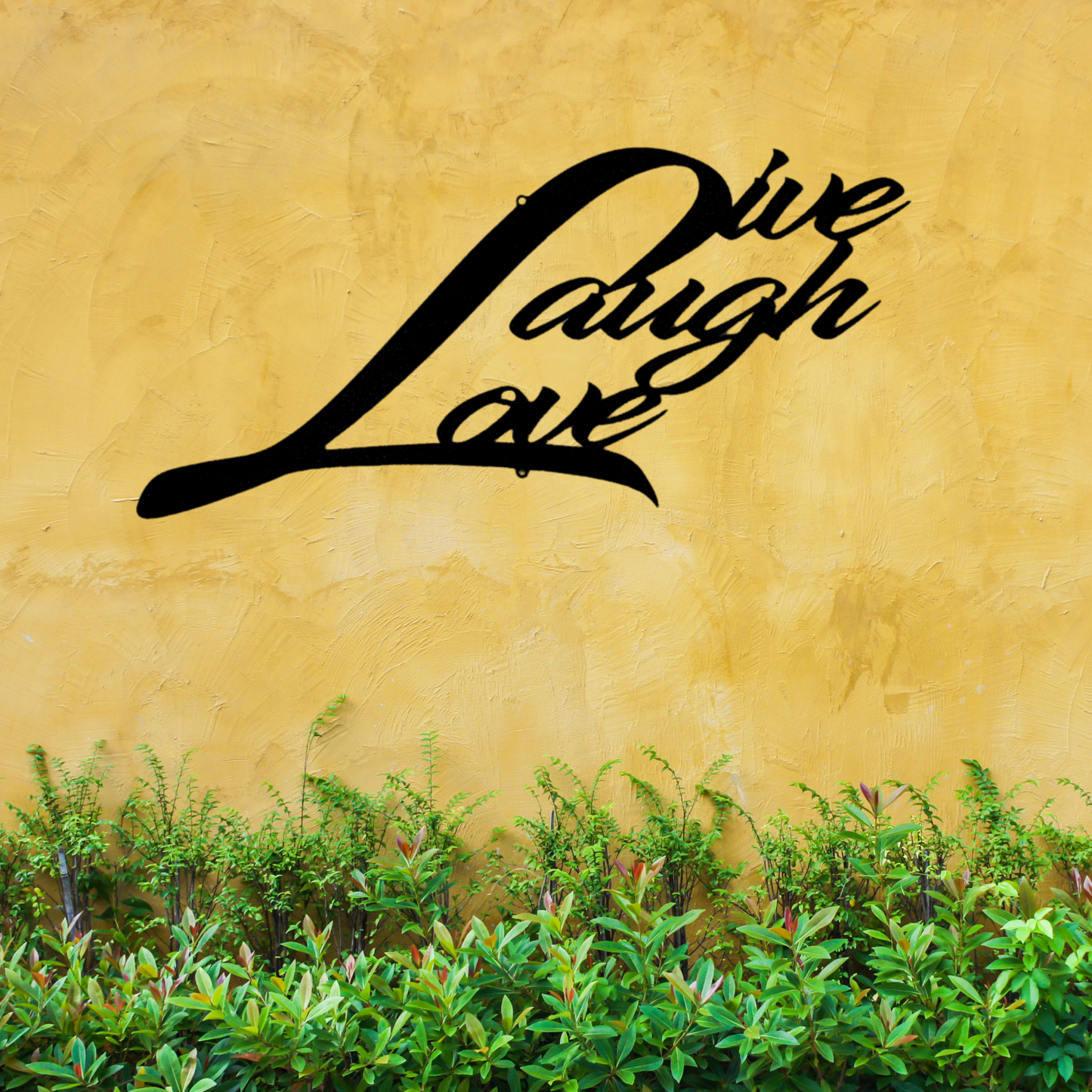 Live Laugh Love - Metal Steel Sign