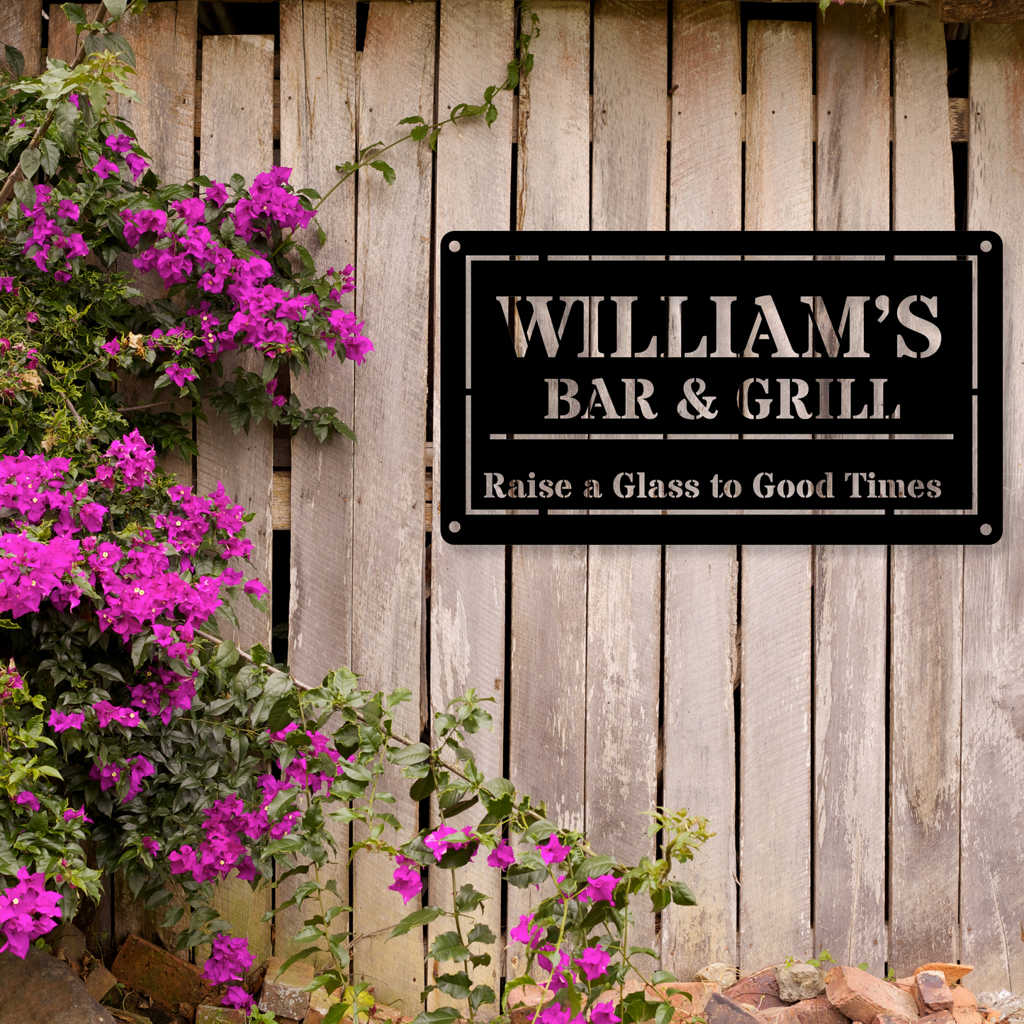 Personalized Bar and Grill Sign Metal Signs, Custom Metal Sign , Metal Wall Art, Personalized Gift, Custom Metal Sign Outdoor