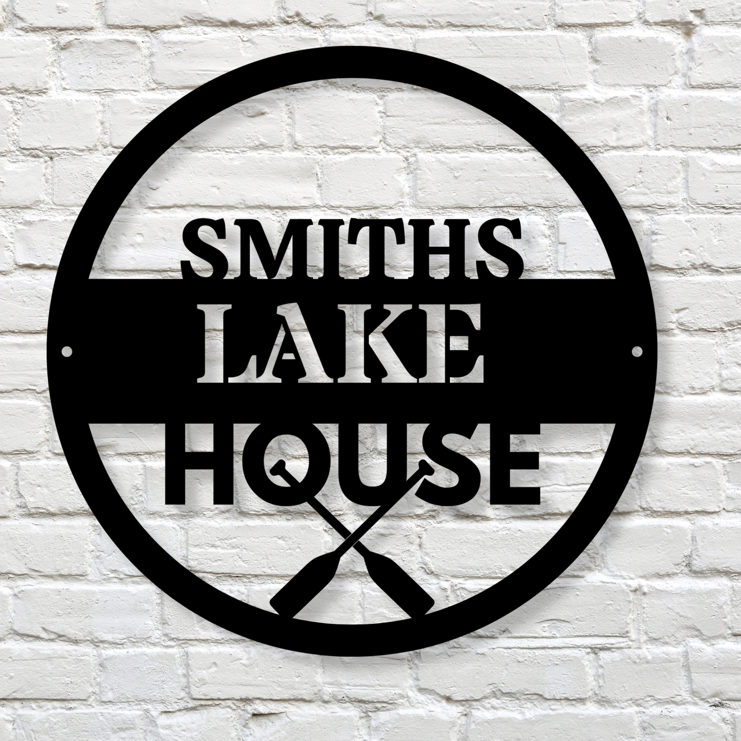 Personalized Lake House, Custom Lakehouse Metal Sign,  Lake House Decor, Personalized Metal Sign