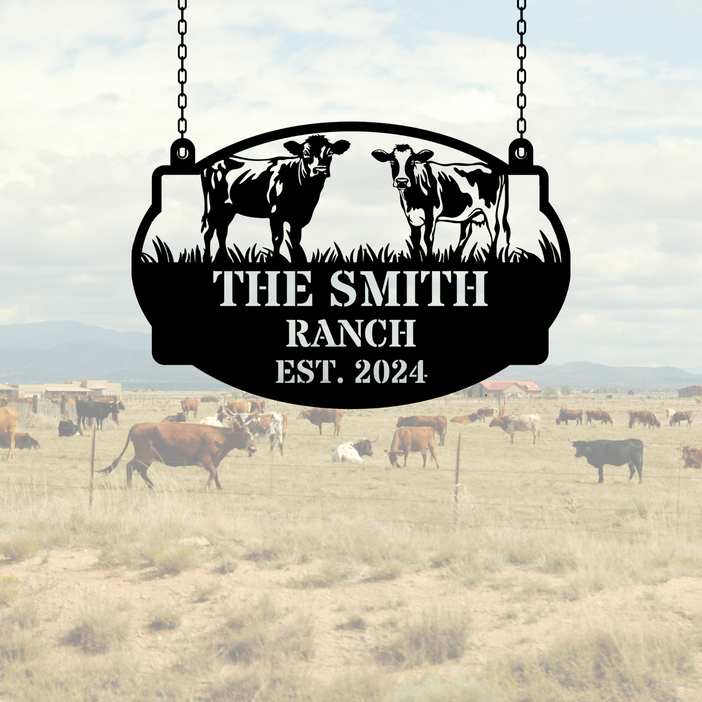 Personalized Metal Farm Sign, Metal Gates Sign, Farm Gate Sign, Farm Entrance Sign, Farm Sign Outdoor, Custom Barn Signs