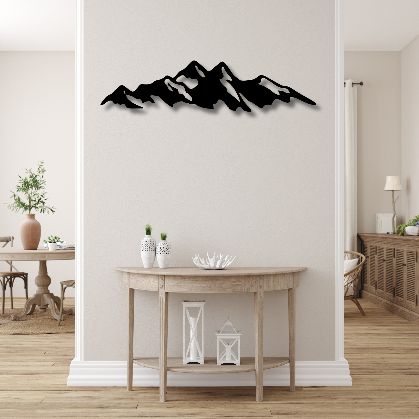 Mountain Ridge - Steel Sign