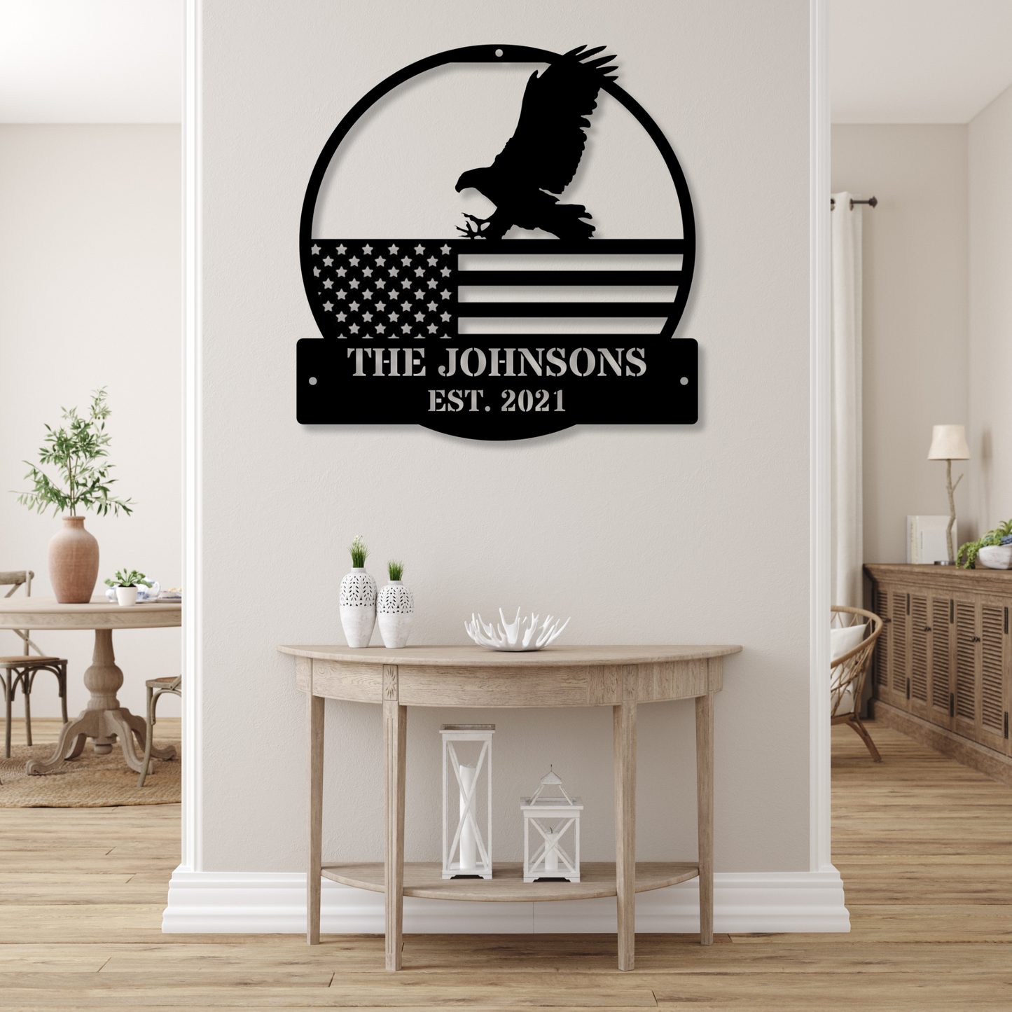 Custom Eagle Metal Wall Decor, Metal Bird Wall Art, Rustic Eagle Decor, Unique Custom Wall Art, Home Decor for Bird Lovers