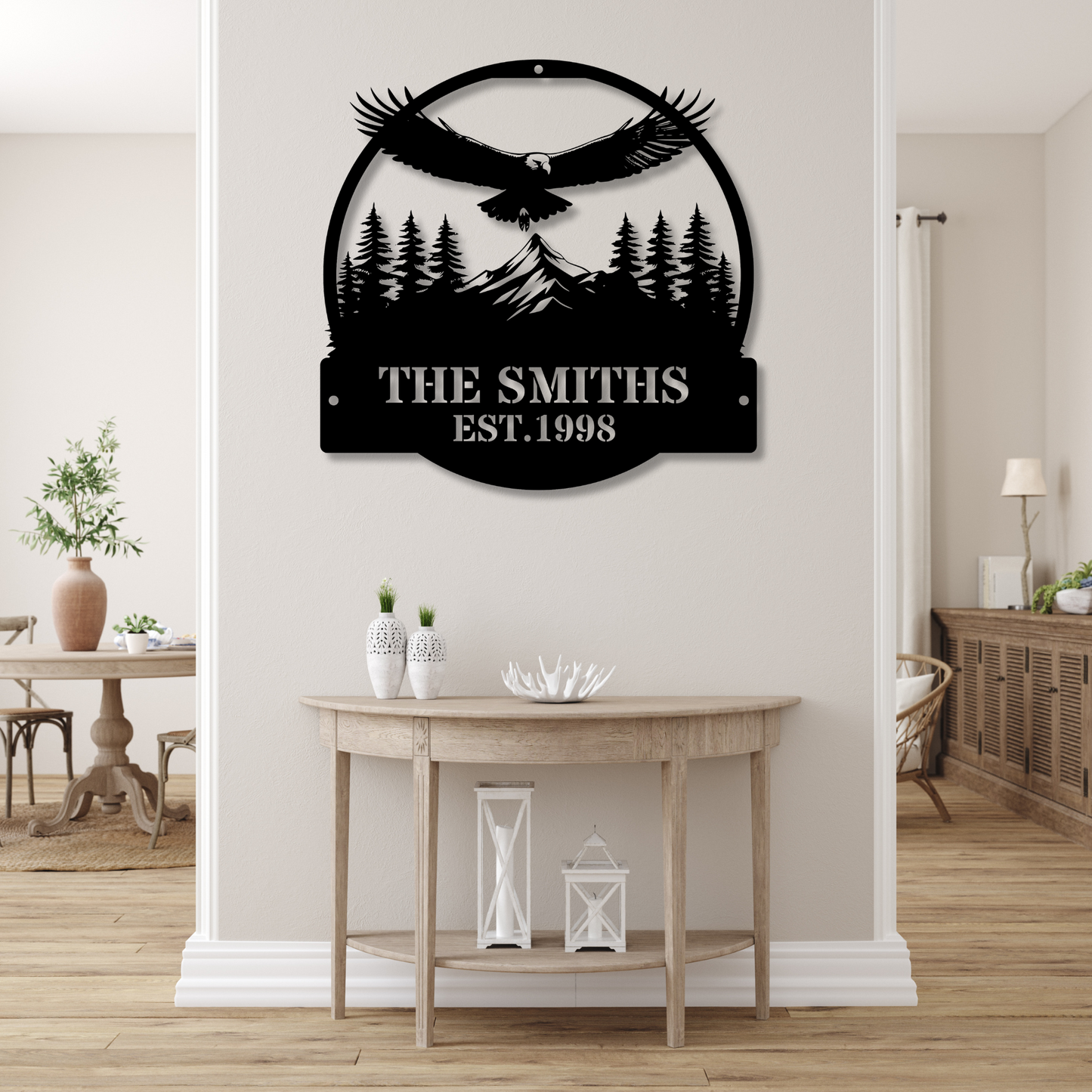 Custom Eagle Metal Wall Art, Eagle Decor, Metal Birds Wall Art, Custom Metal Art, Bird Decor, Wall Hanging, Wildlife Art