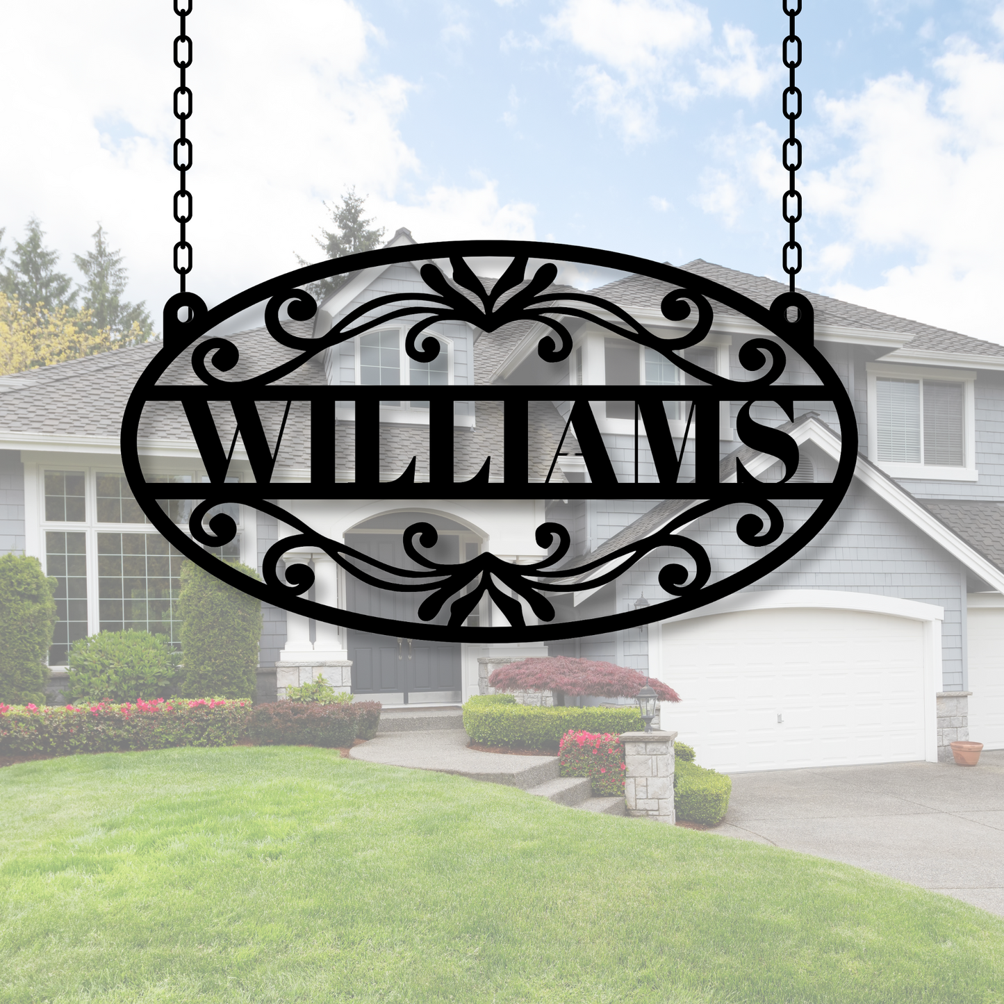 Custom Family Name Metal Sign,Personalized Last Name Sign,Monogram Wall Decor, Metal Monogram Sign Family, Housewarming Gift