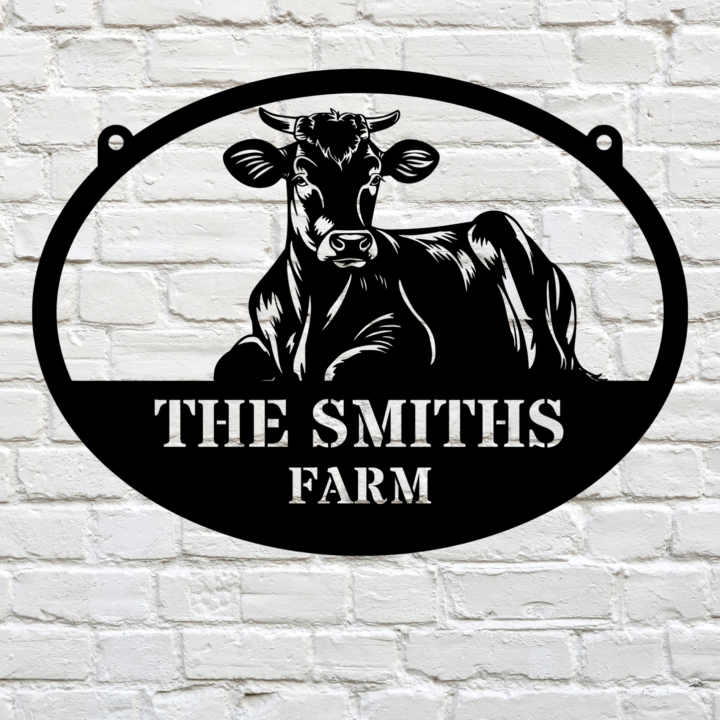 Custom Farm Entry Metal Sign, Personalized Ranch House Metal Sign, Custom Farmhouse Unique Metal Name, Ranch Name Metal Sign