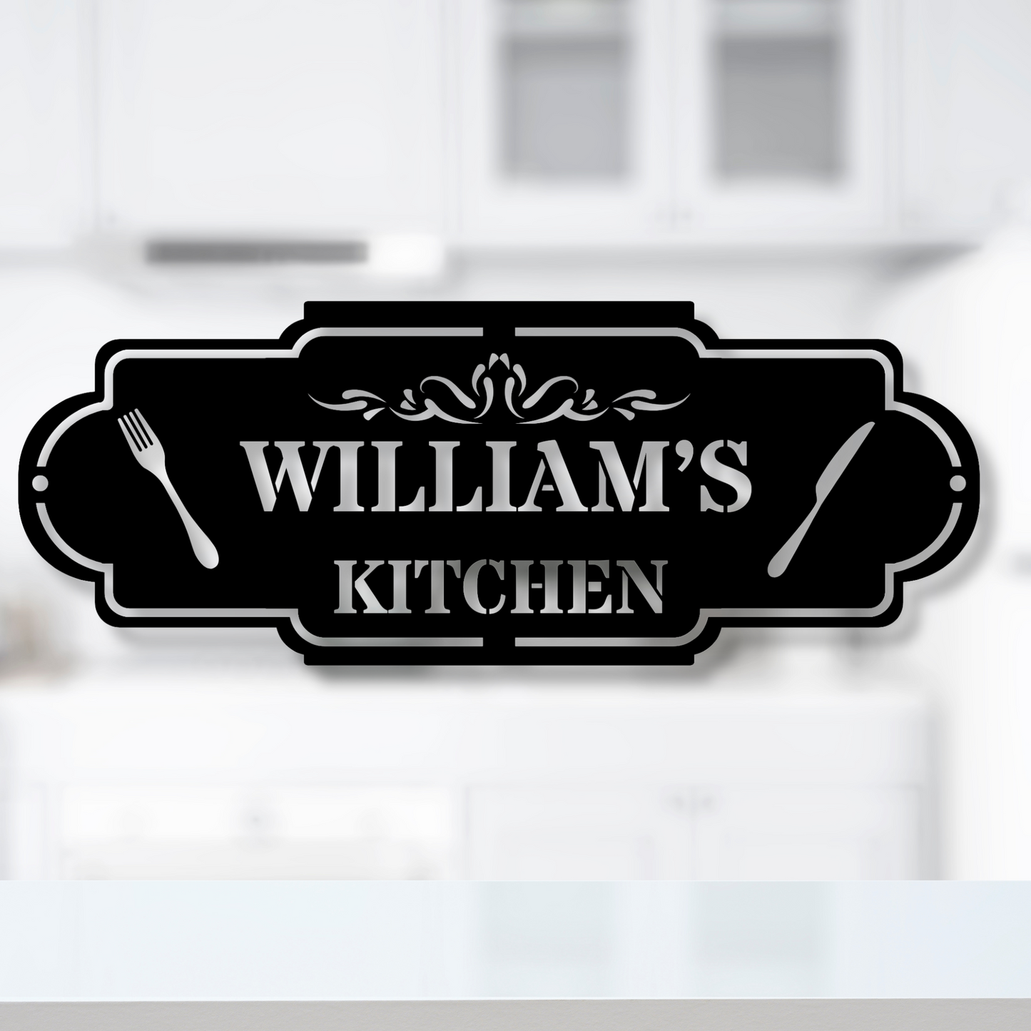 Personalized Metal Signs, Custom Kitchen Wall Decor, Customizable Kitchen Sign, Housewarming gift