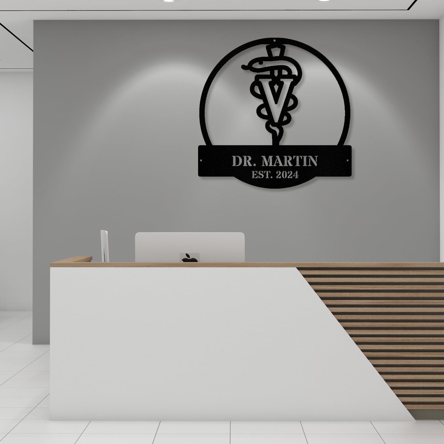 Customized Veterinarian Metal Sign, Vet Office Wall Decor, Personalized Veterinary Gift, Veterinarian Doctor Metal Sign,