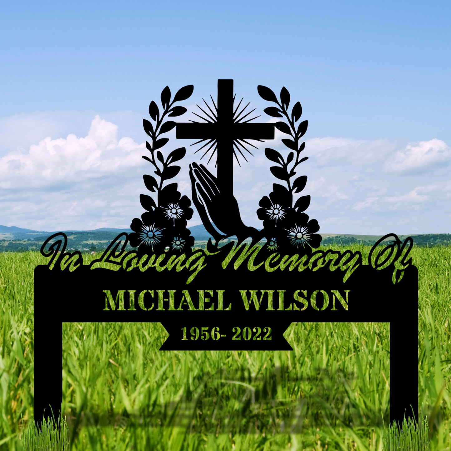 Custom Memorial Metal Sign, Personalized Remembrance Plaque, Sympathy Gift, In Loving Memory Wall Art, Custom Metal Tribute