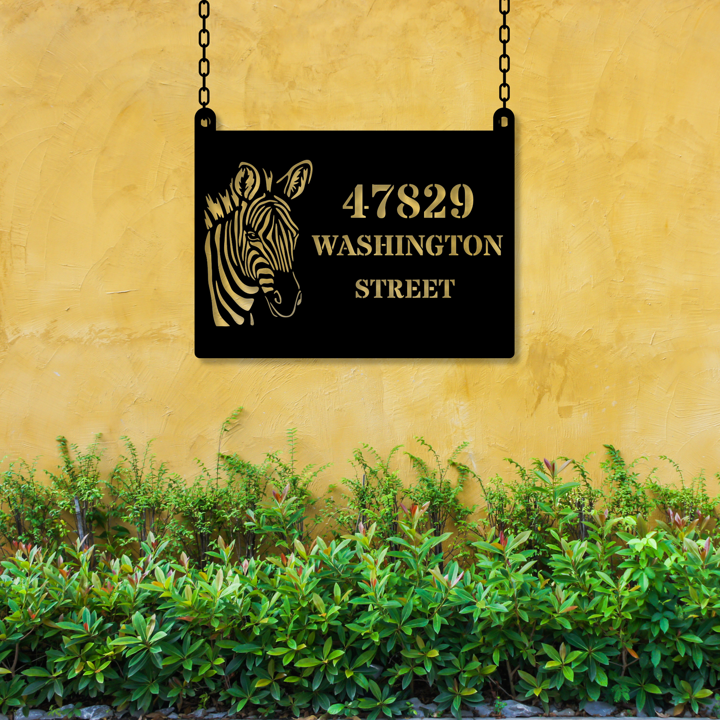 Custom Address Wall Metal Sign, Personalized Address Metal Sign, Metal Wall Art, Housewarming Gift, Custom Metal Decor, Address Plaquen